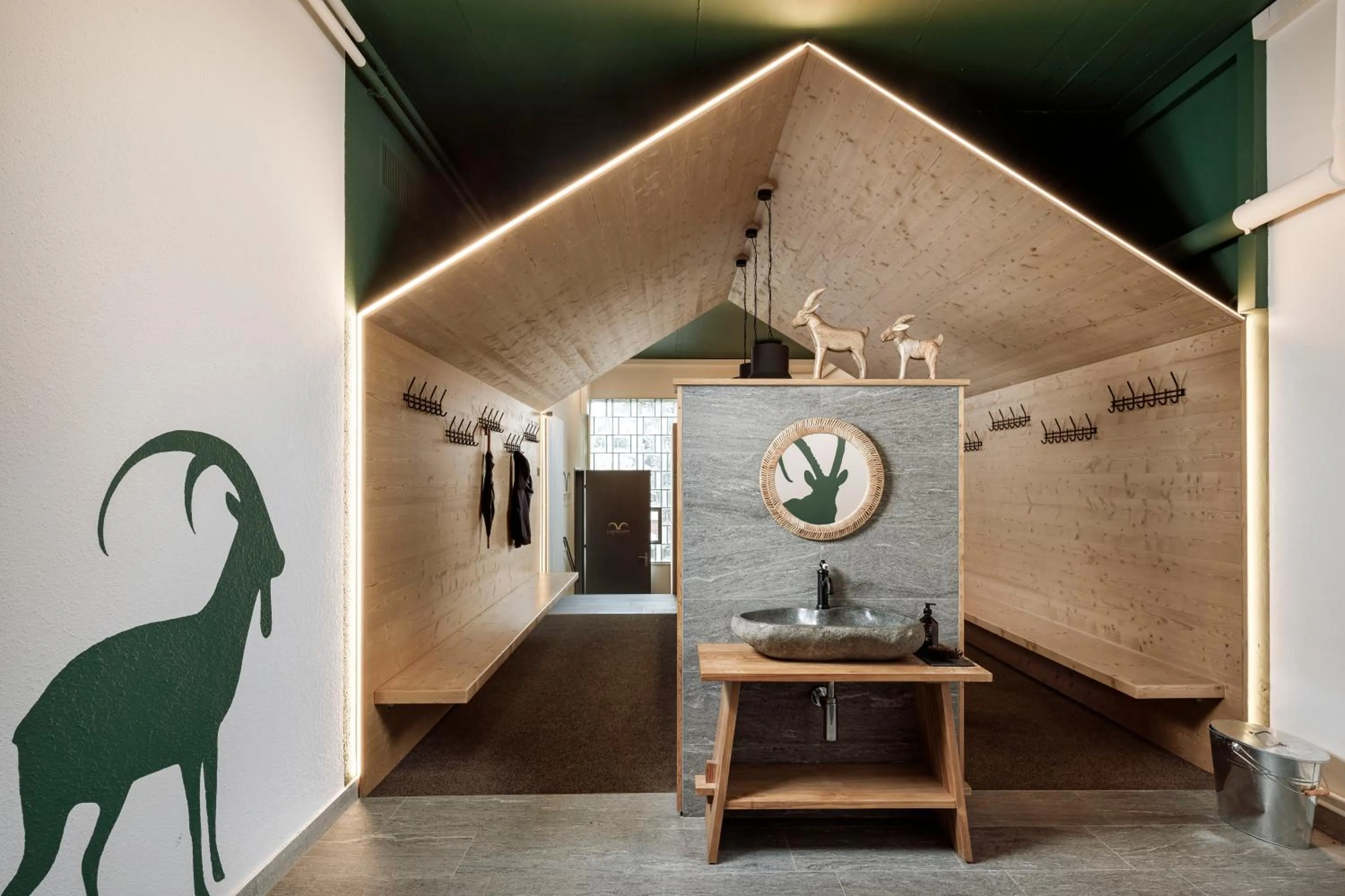 Decorative detail in Hotel Sport Klosters