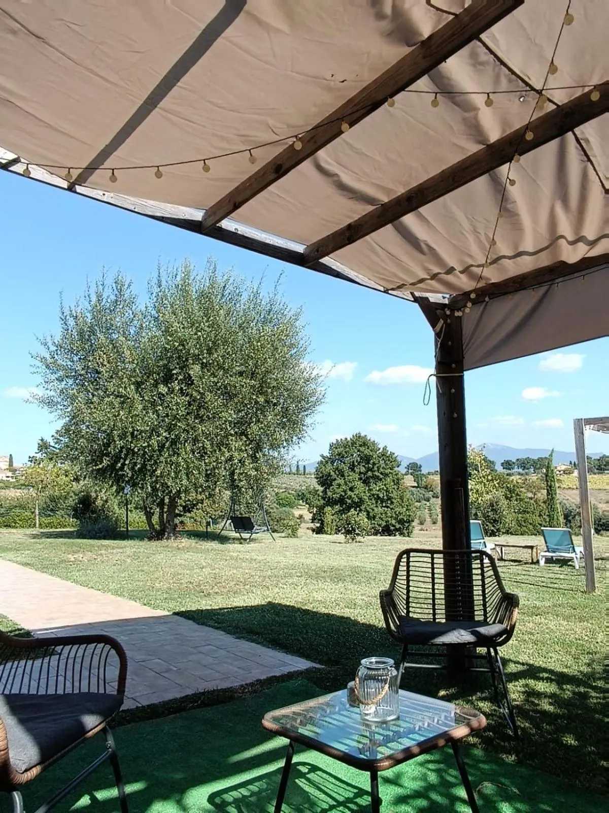 Patio in Dolce Farnetta en-Suite Spa & Yoga