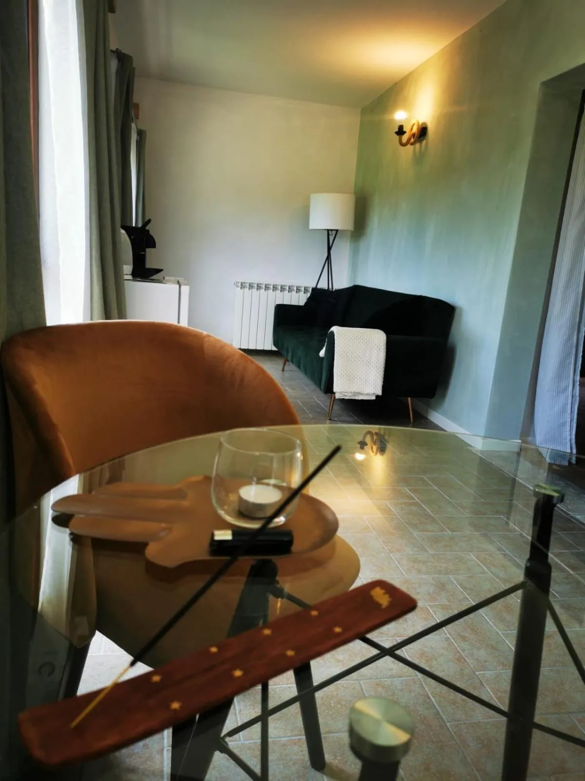 Decorative detail in Dolce Farnetta en-Suite Spa & Yoga