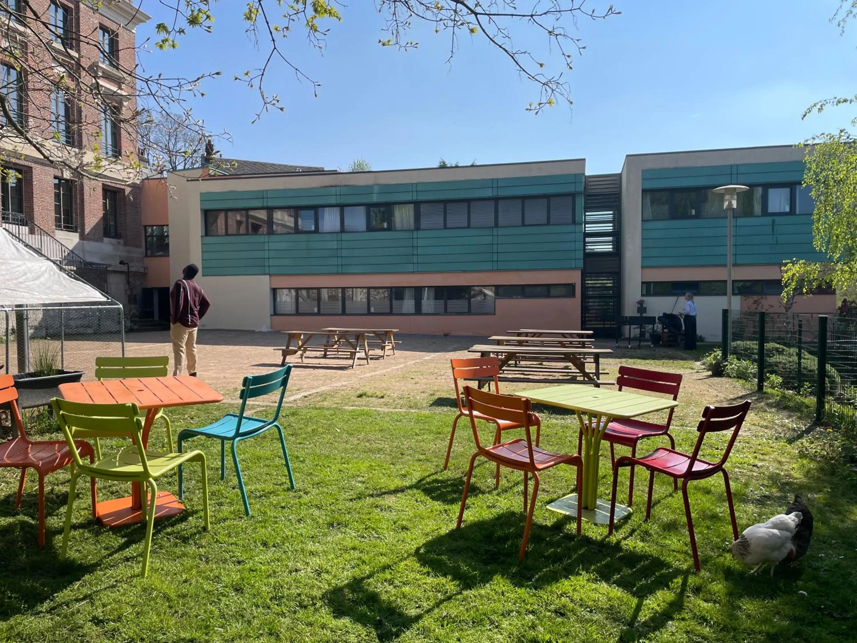 Garden in Auberge de Jeunesse HI Rouen