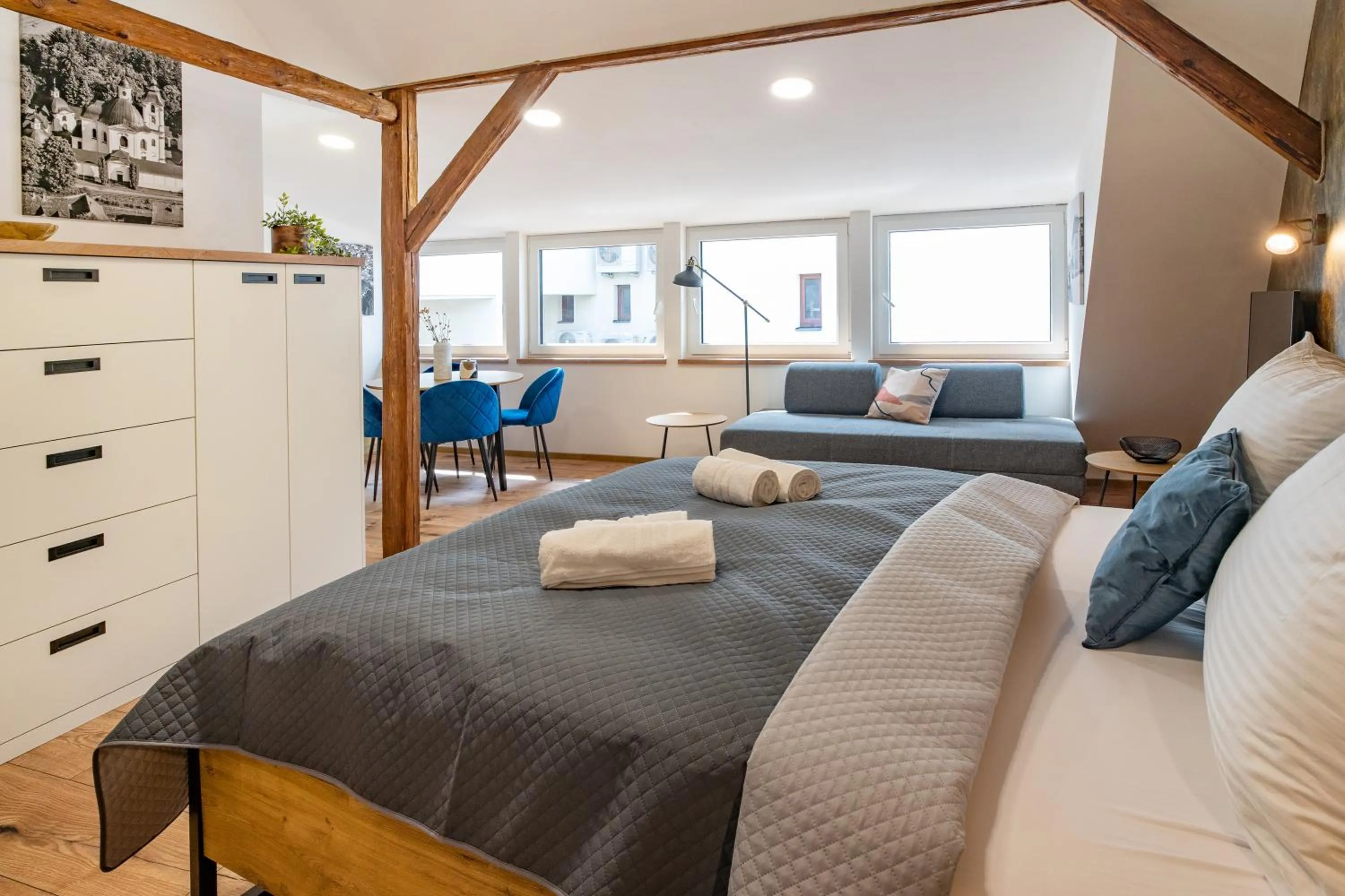 Bedroom, Bed in Hotel Smrž