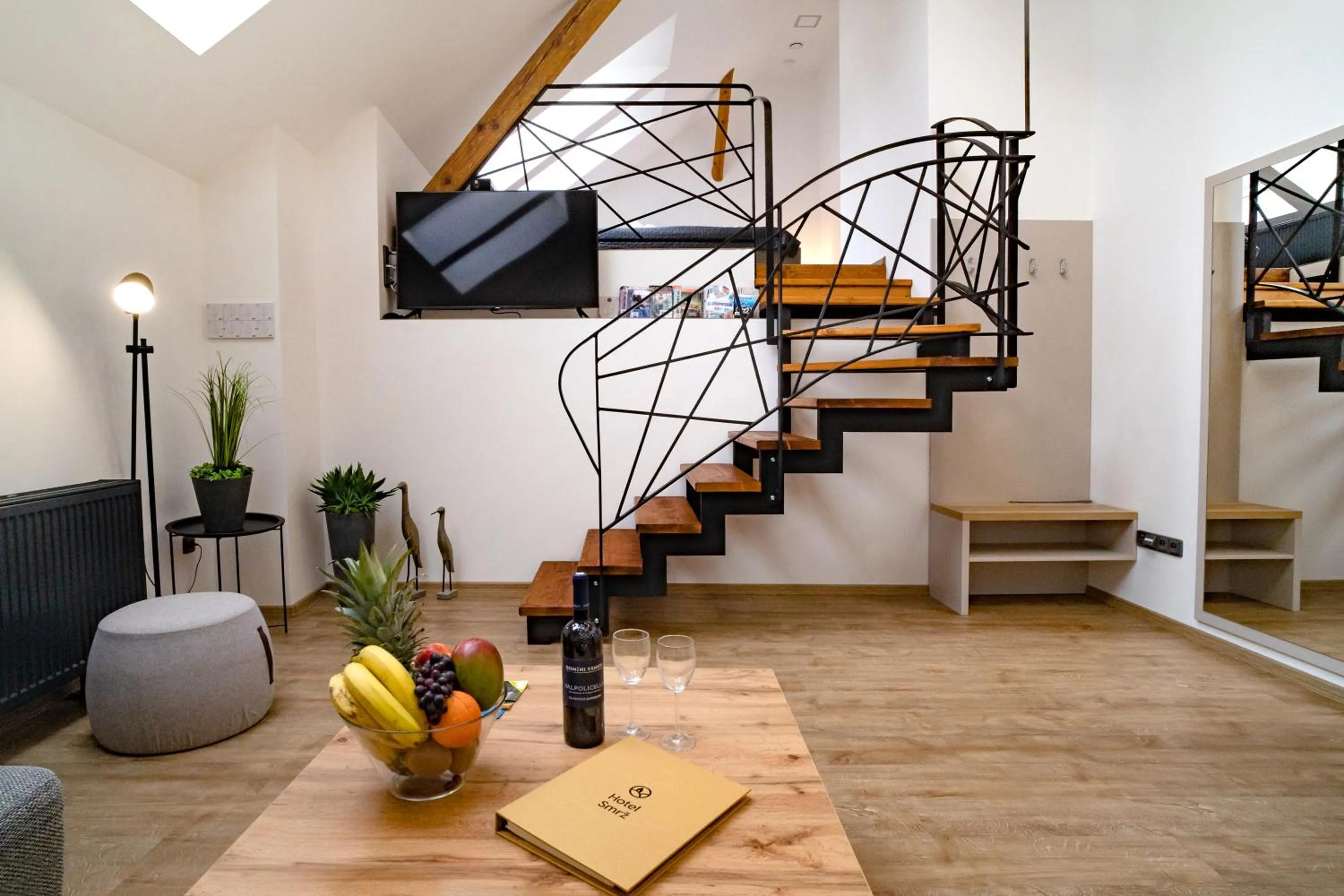 Living room in Hotel Smrž