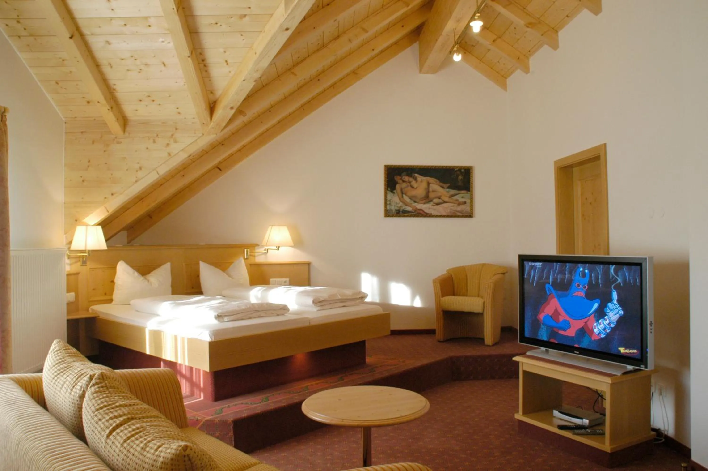 Bed in Metzgerei Gasthof Oberhauser - Hotel zur Post