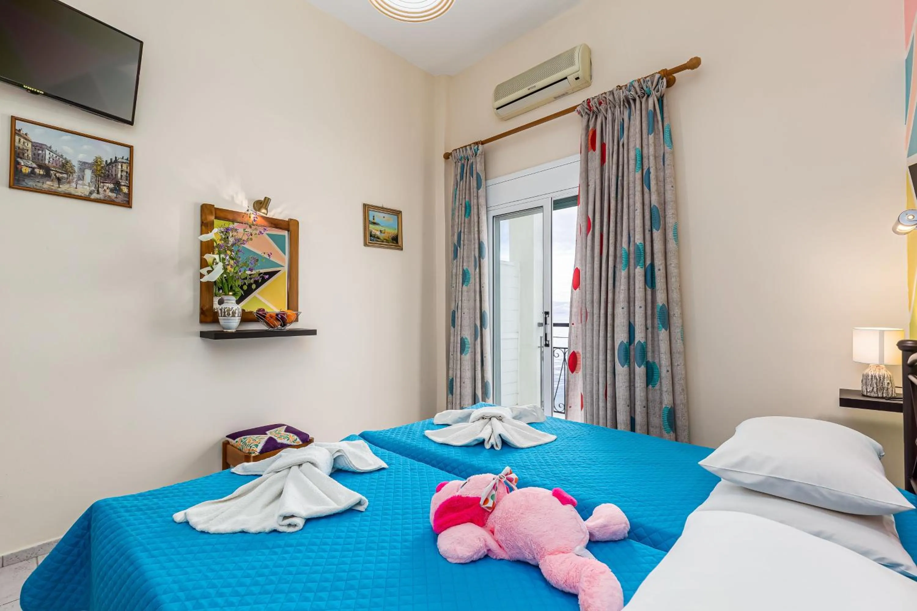 Bed in Riviera Seaside Hotel by Estia