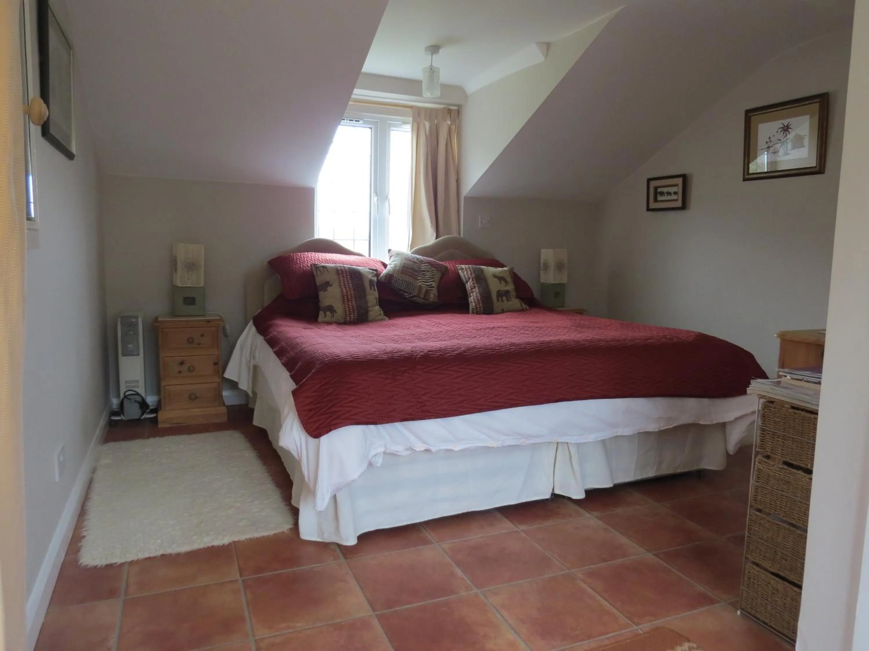Bed in Rosemary Cottage
