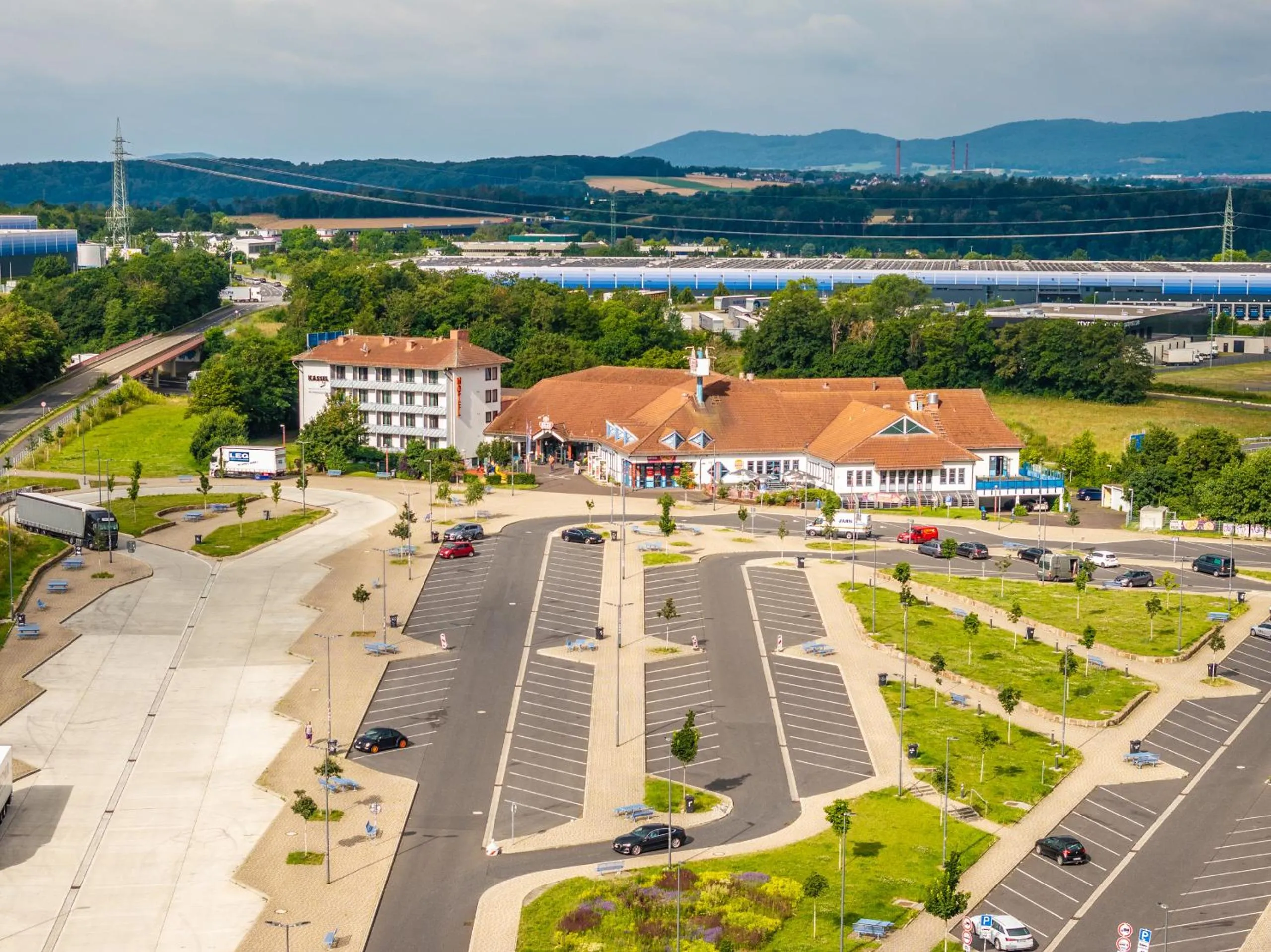 Area and facilities in Kassel Ost