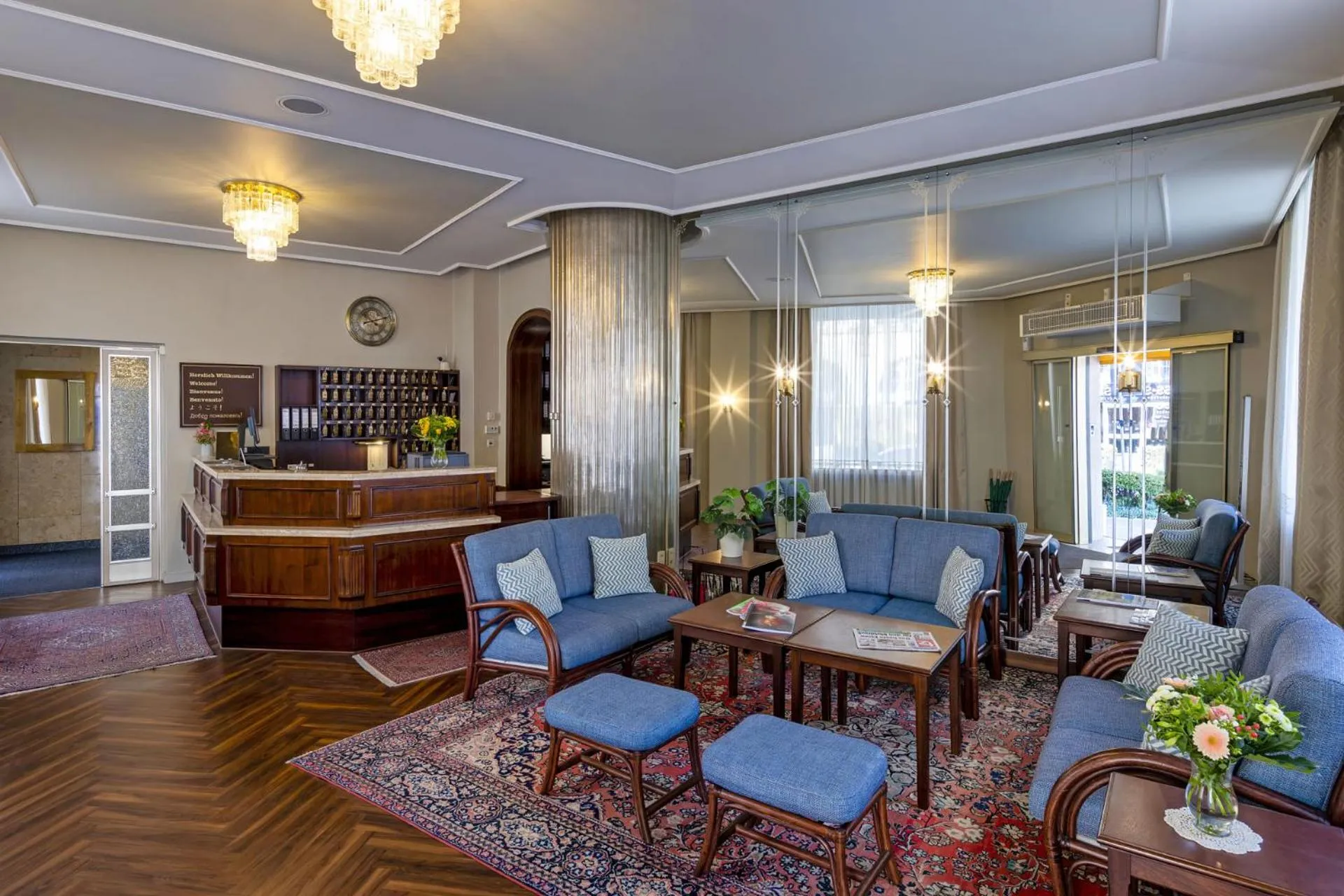 Lobby or reception in Hotel Brack