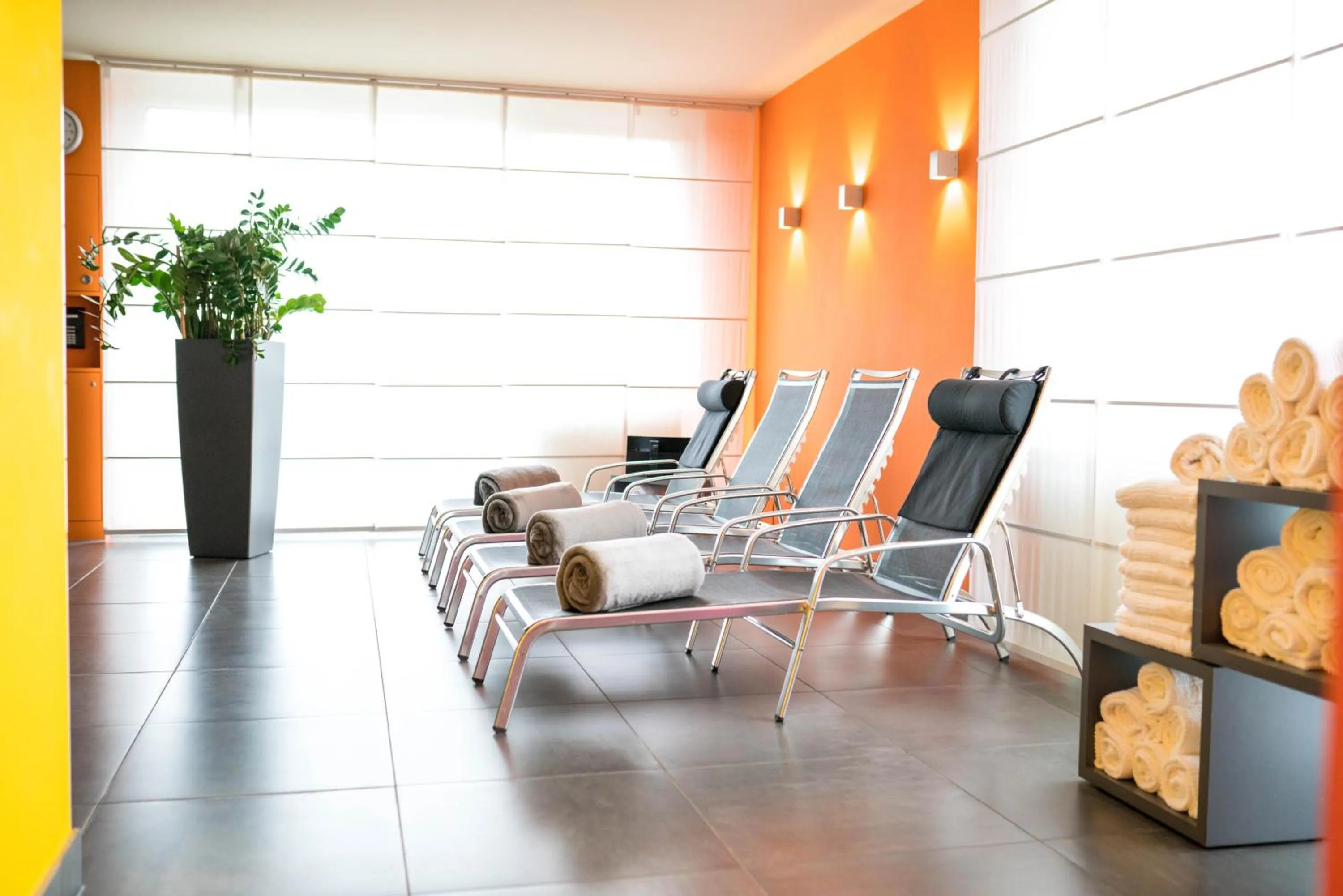 Sauna in ATLANTIC Hotel Galopprennbahn