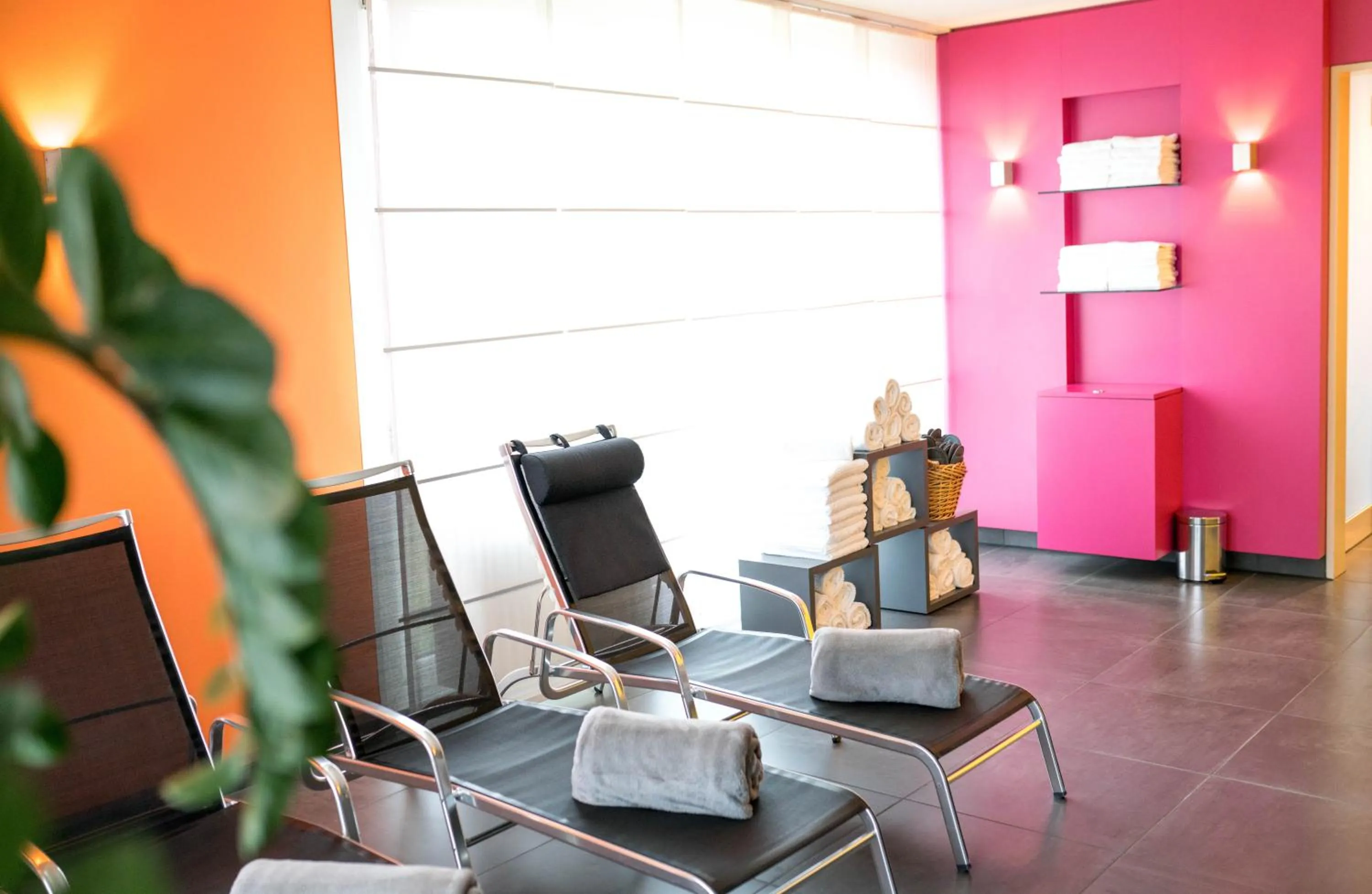 Sauna in ATLANTIC Hotel Galopprennbahn