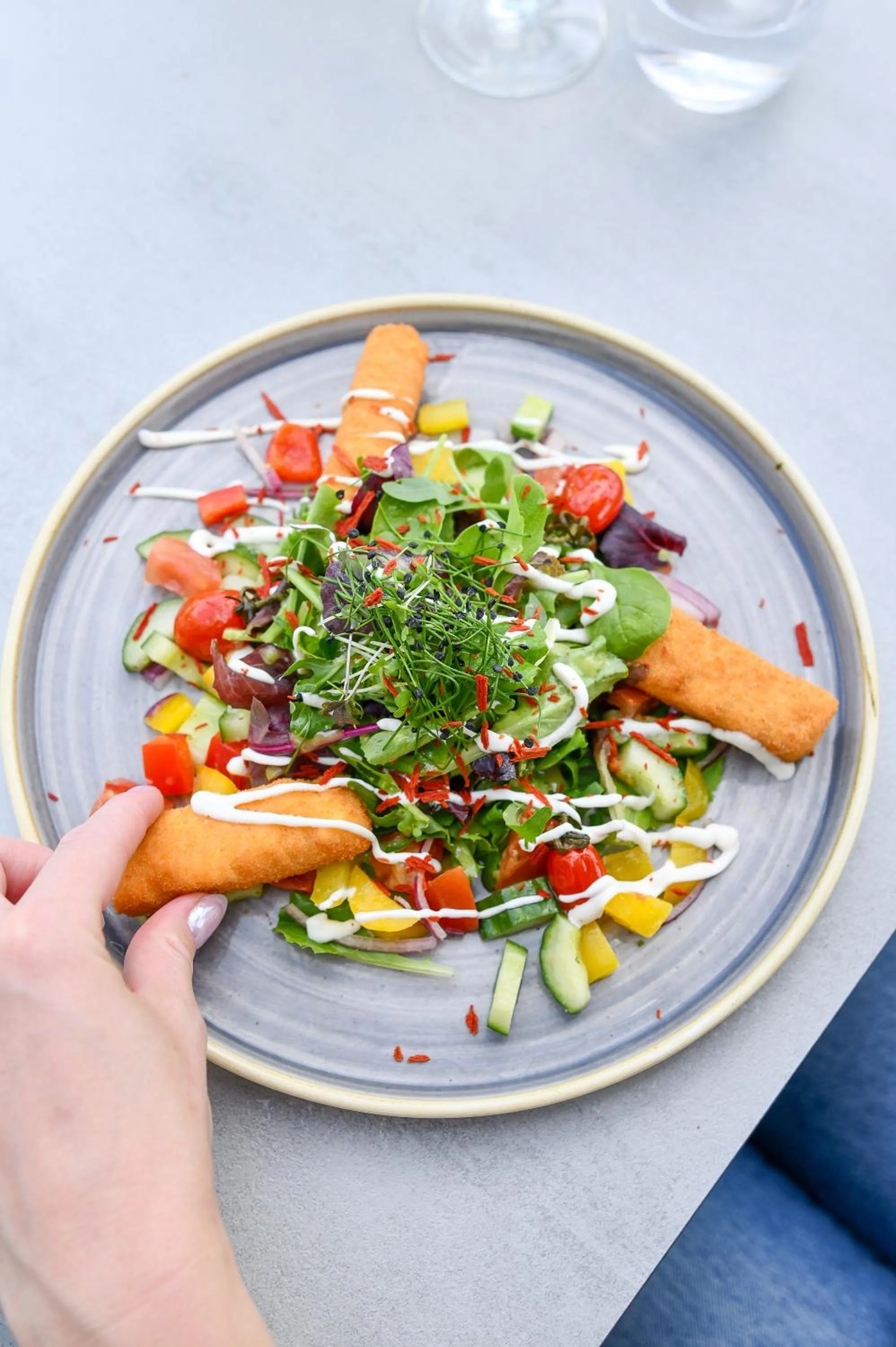 Restaurant/places to eat in ATLANTIC Hotel Galopprennbahn