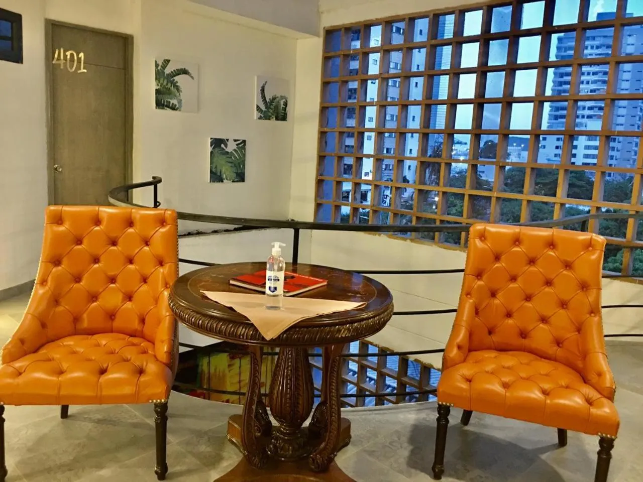 Decorative detail in Arte Hotel