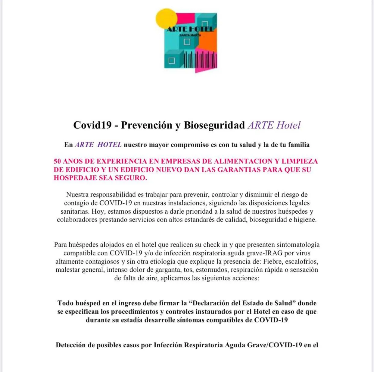 Property logo or sign in Arte Hotel