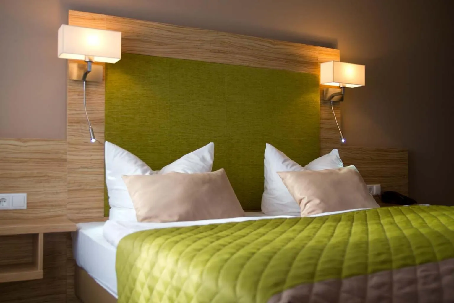 Bed in Altes Kurhaus Landhotel