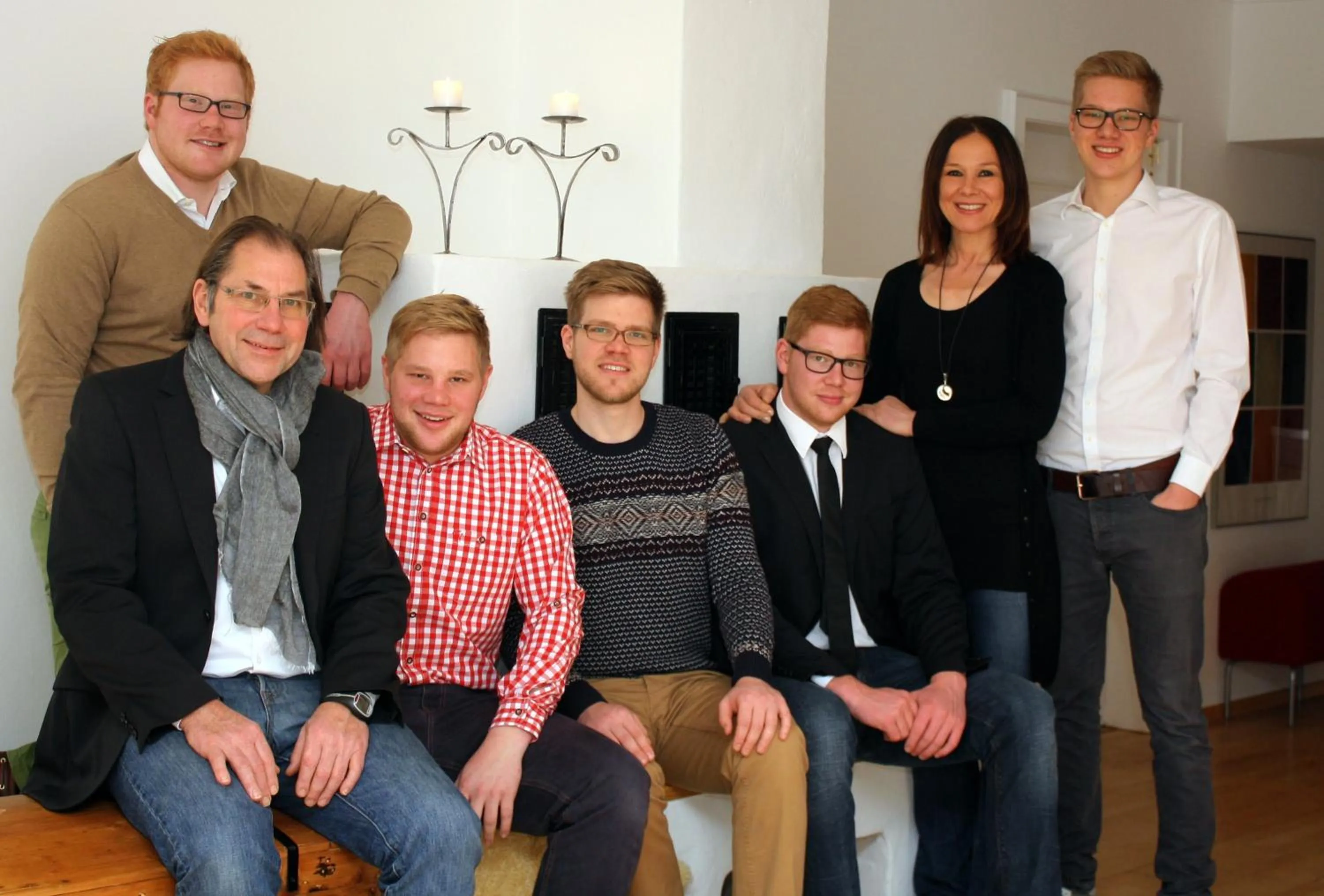 Family in Altes Kurhaus Landhotel