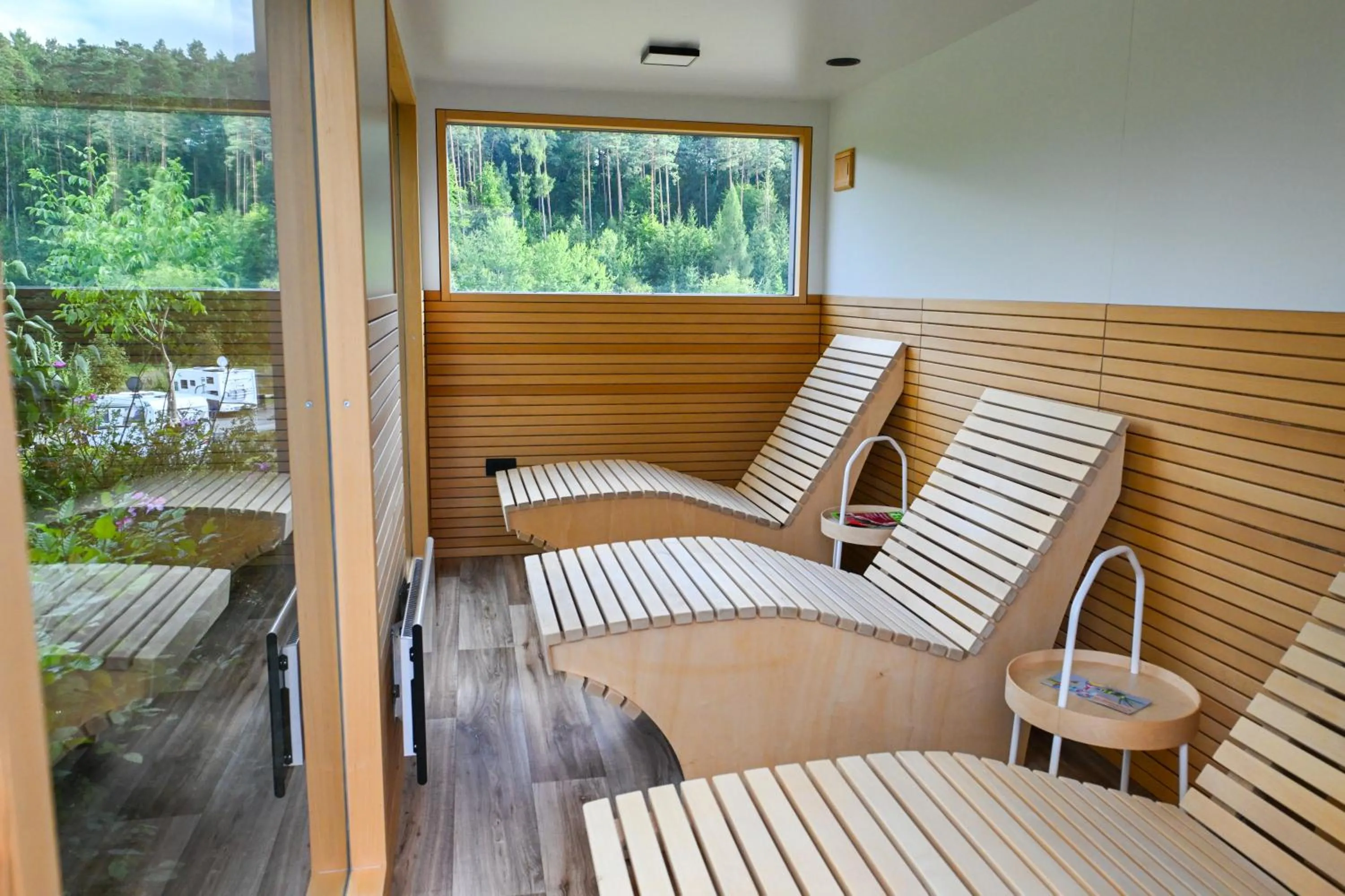 Sauna in Altes Kurhaus Landhotel