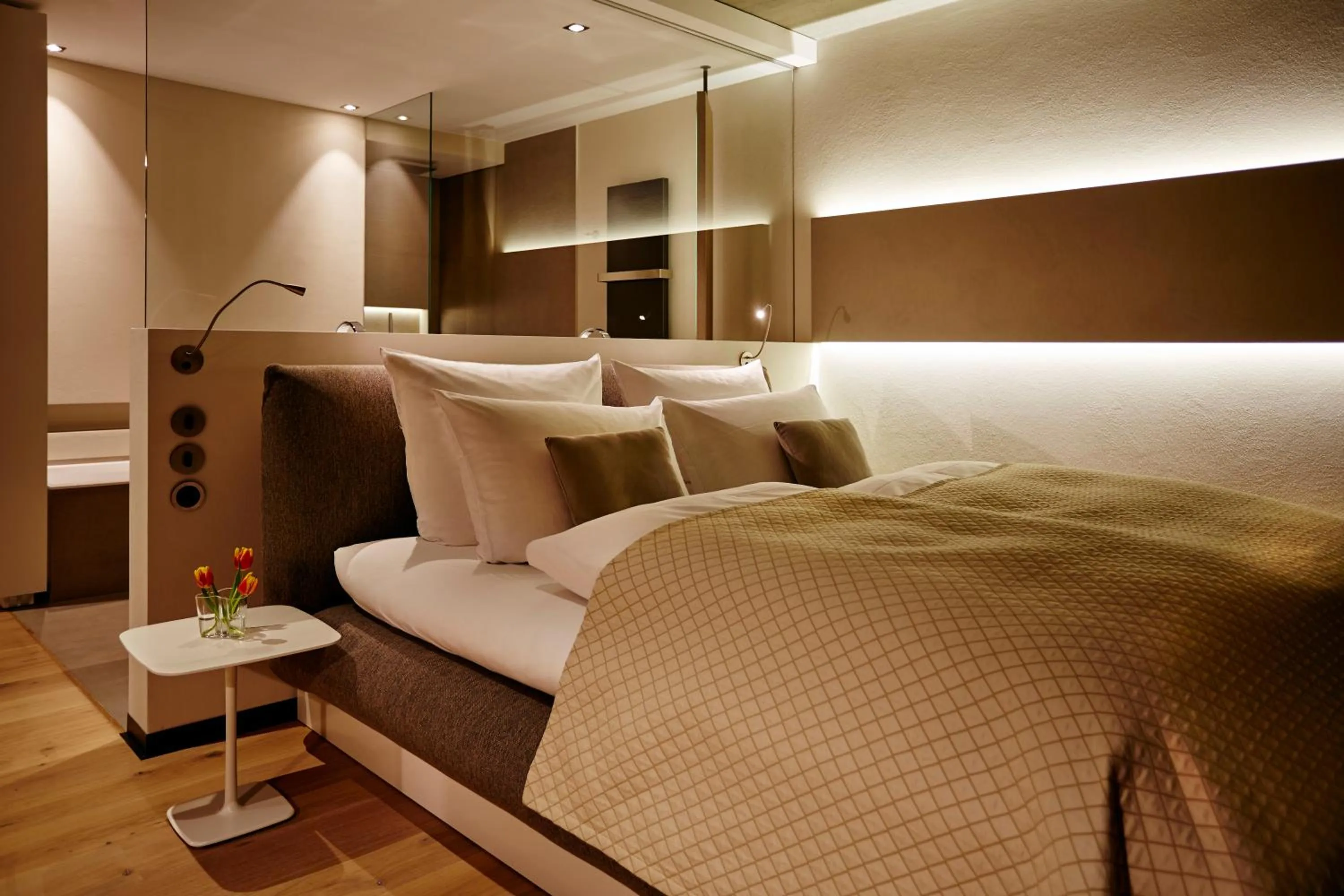 Bed in Hotel Seegarten