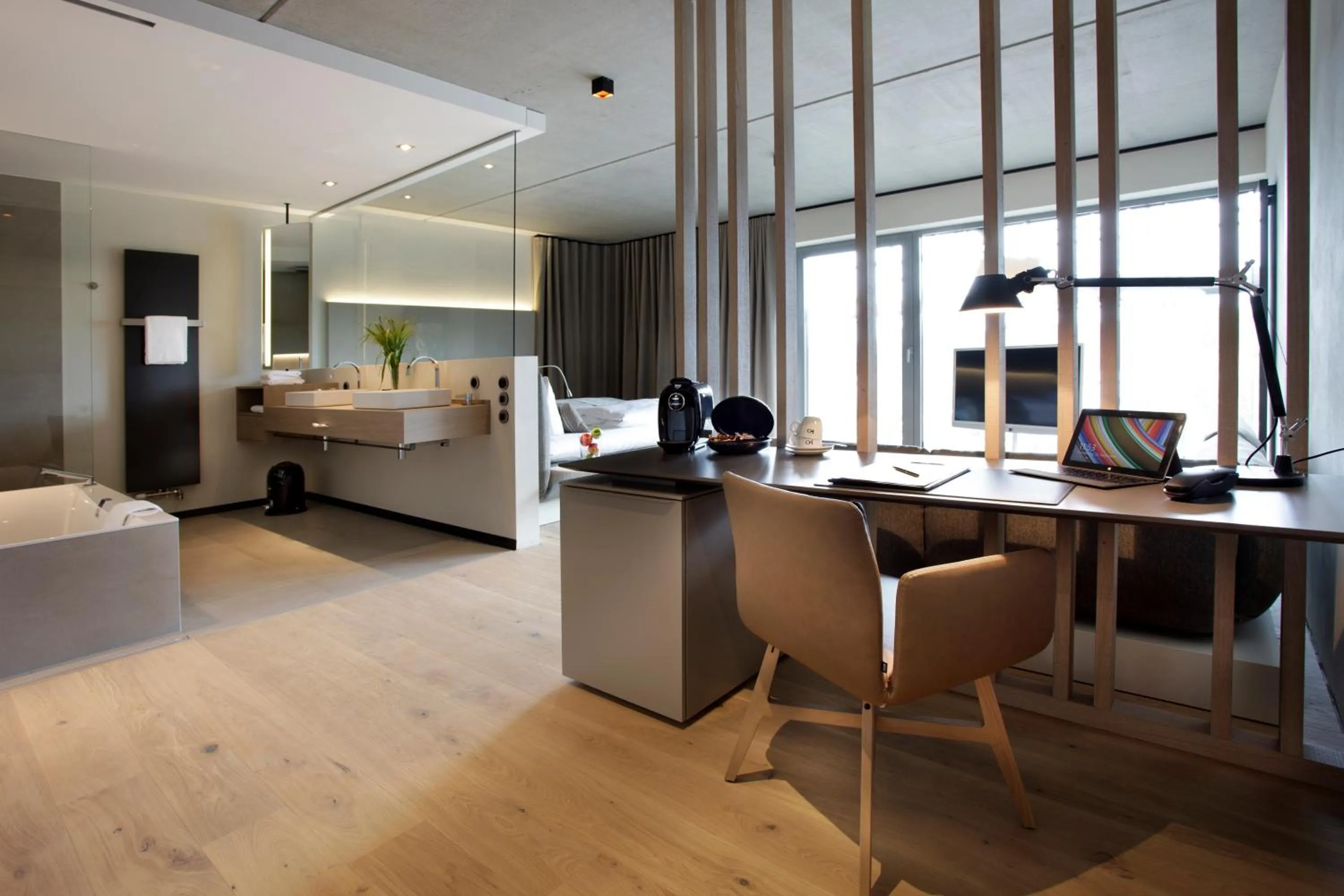 Bedroom, Bed in Hotel Seegarten