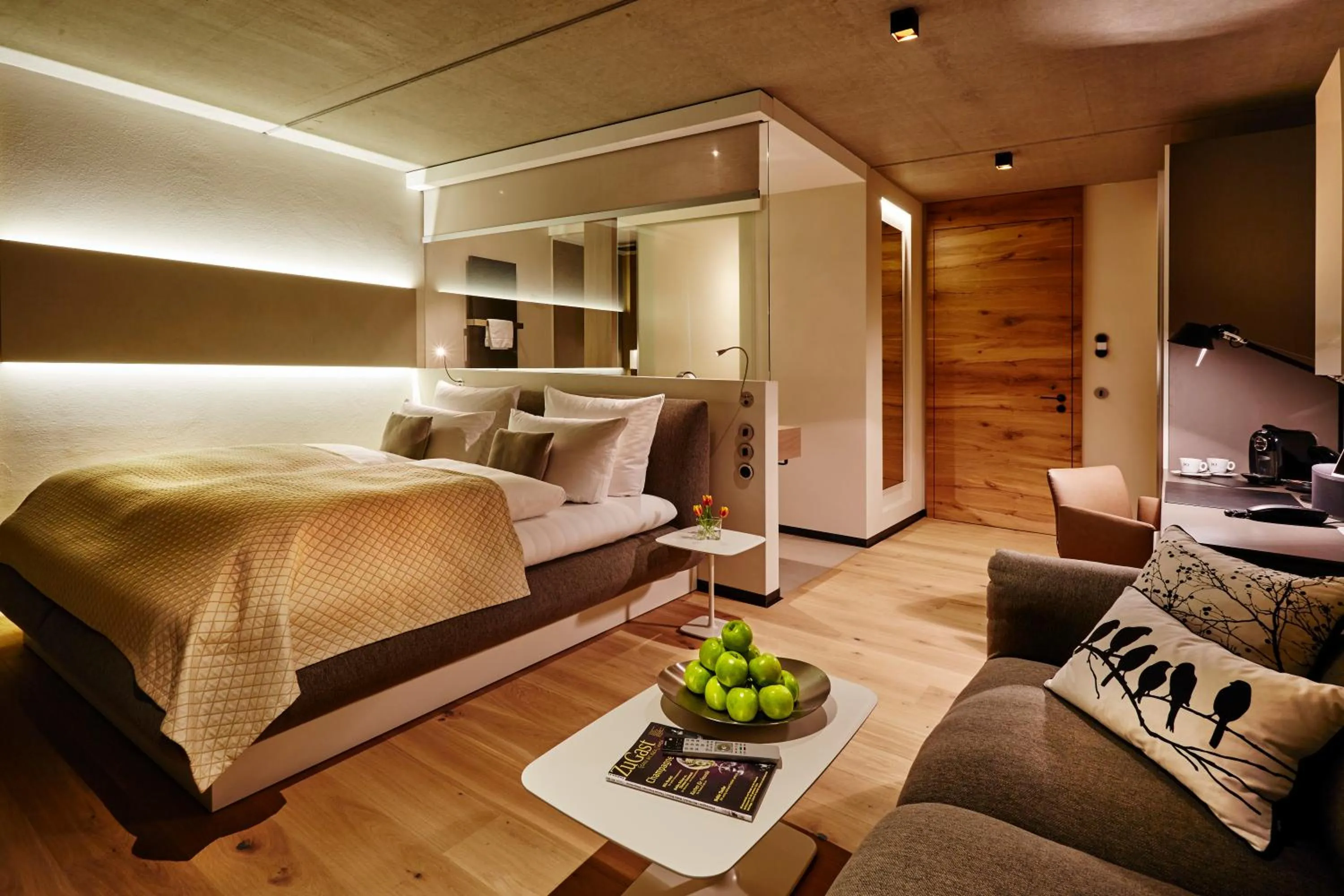 Bed in Hotel Seegarten