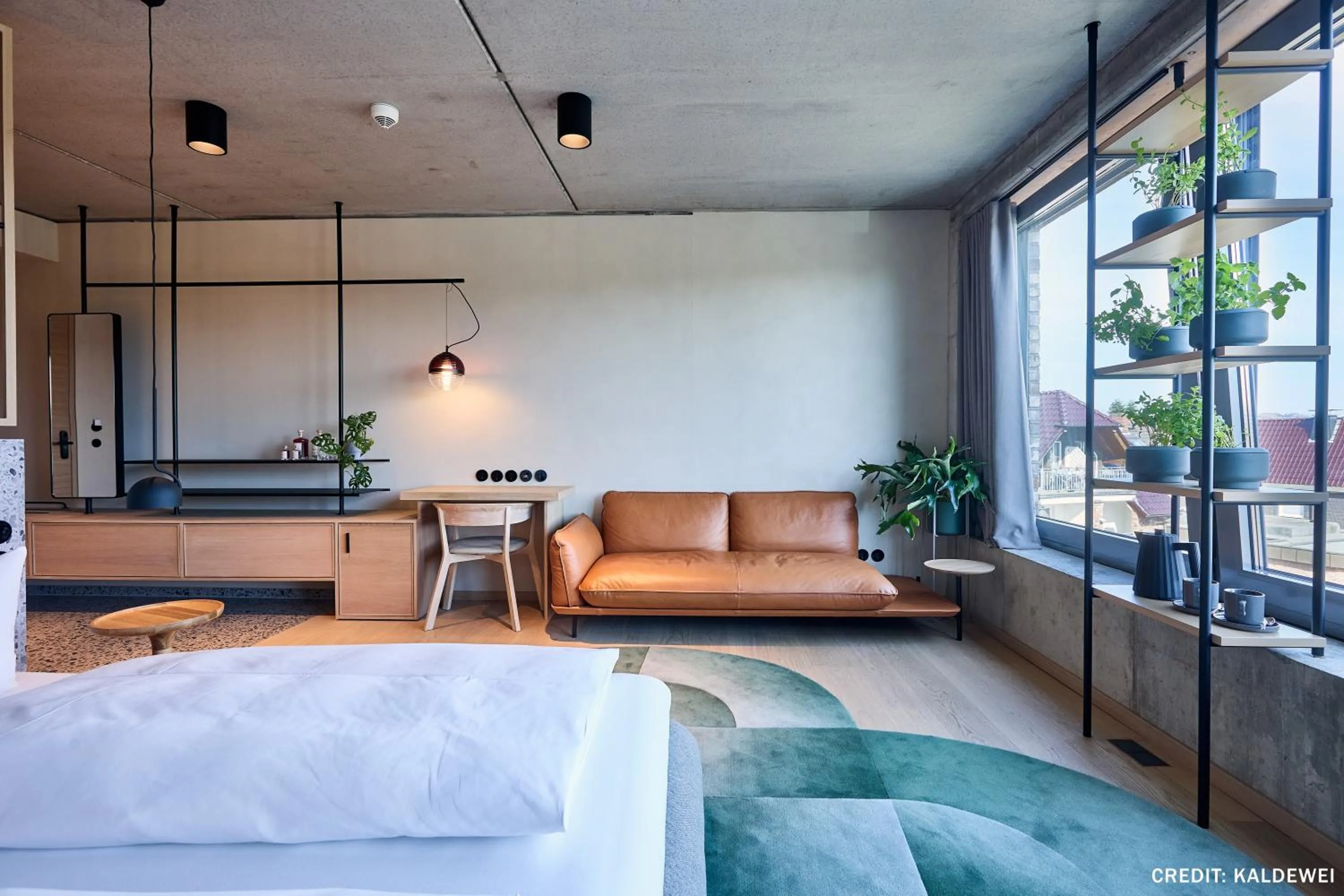 Bed in Hotel Seegarten