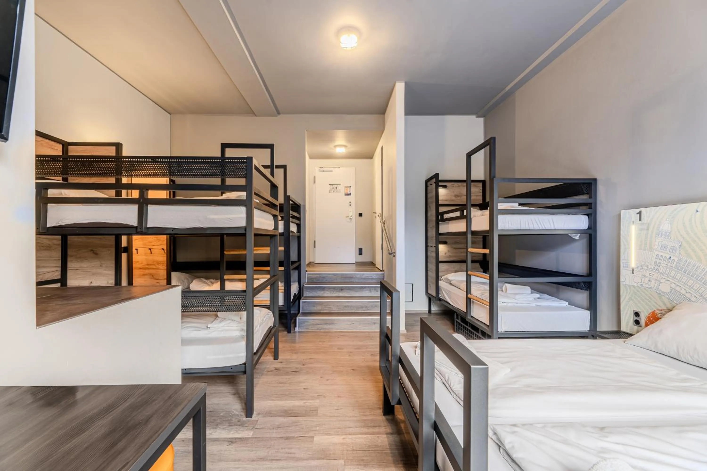 bunk bed, Bed in a&o Hamburg Hauptbahnhof