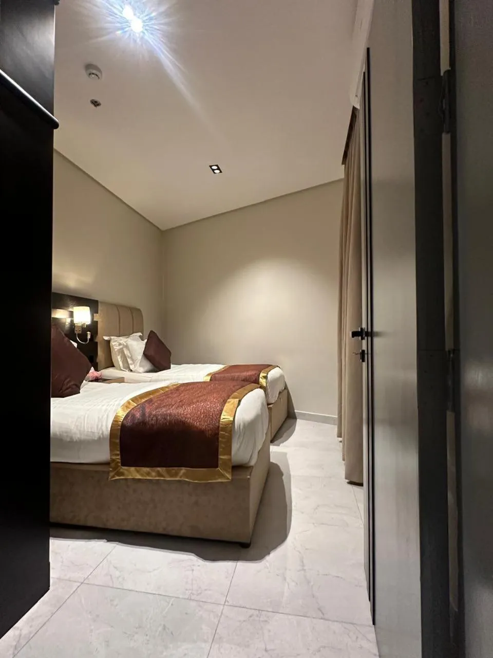 Bed in Golden Galaxies Furnished Units