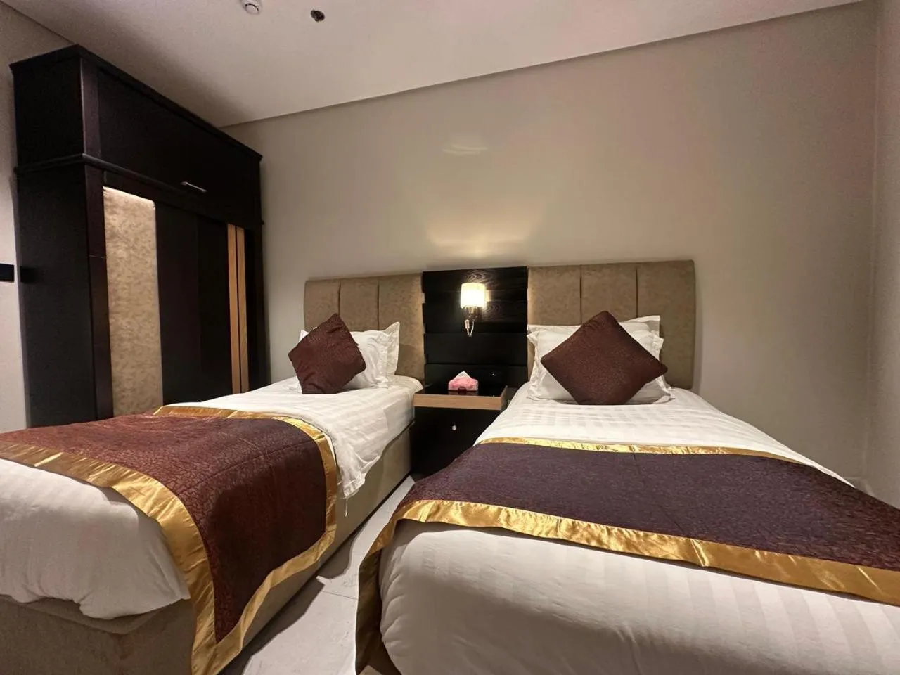 Bed in Golden Galaxies Furnished Units