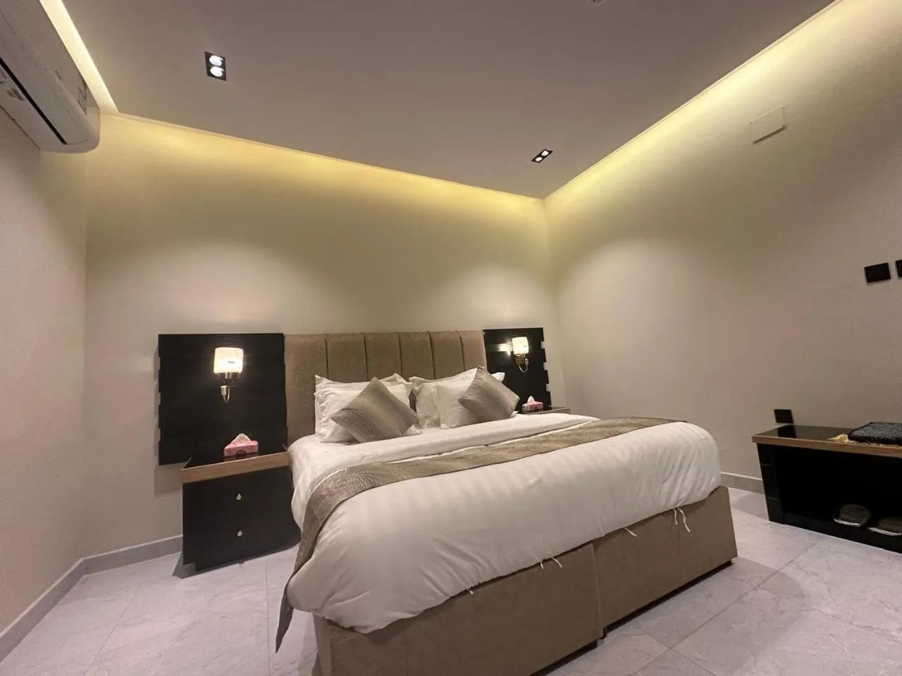 Bed in Golden Galaxies Furnished Units