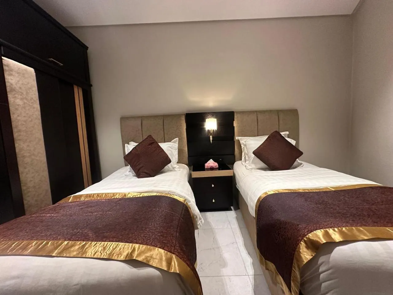 Bed in Golden Galaxies Furnished Units