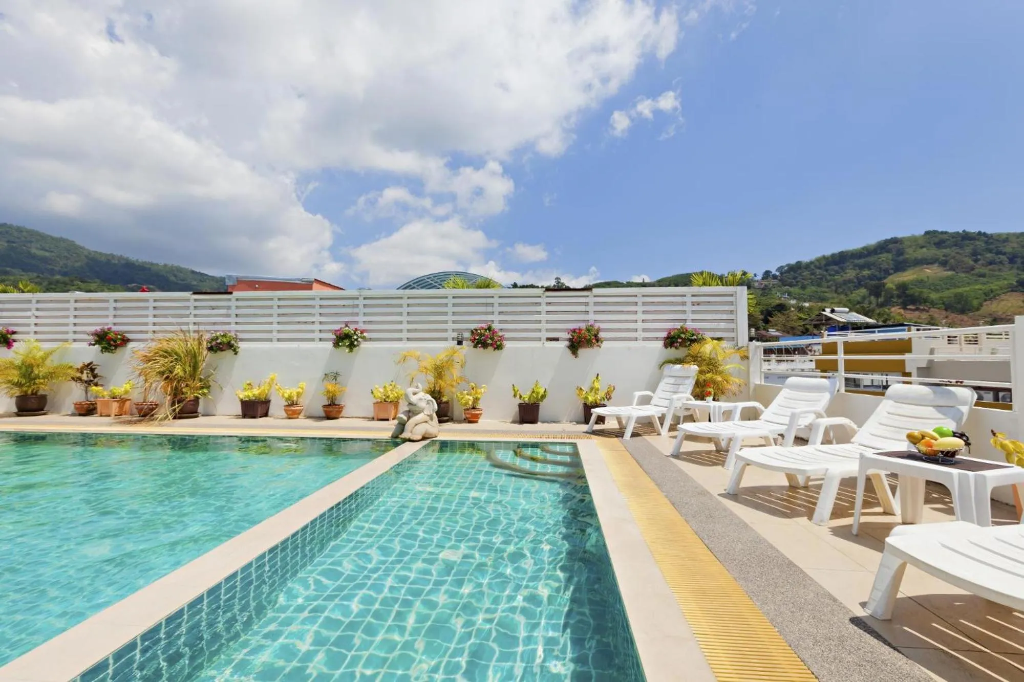 Pool view in Garden Phuket Hotel