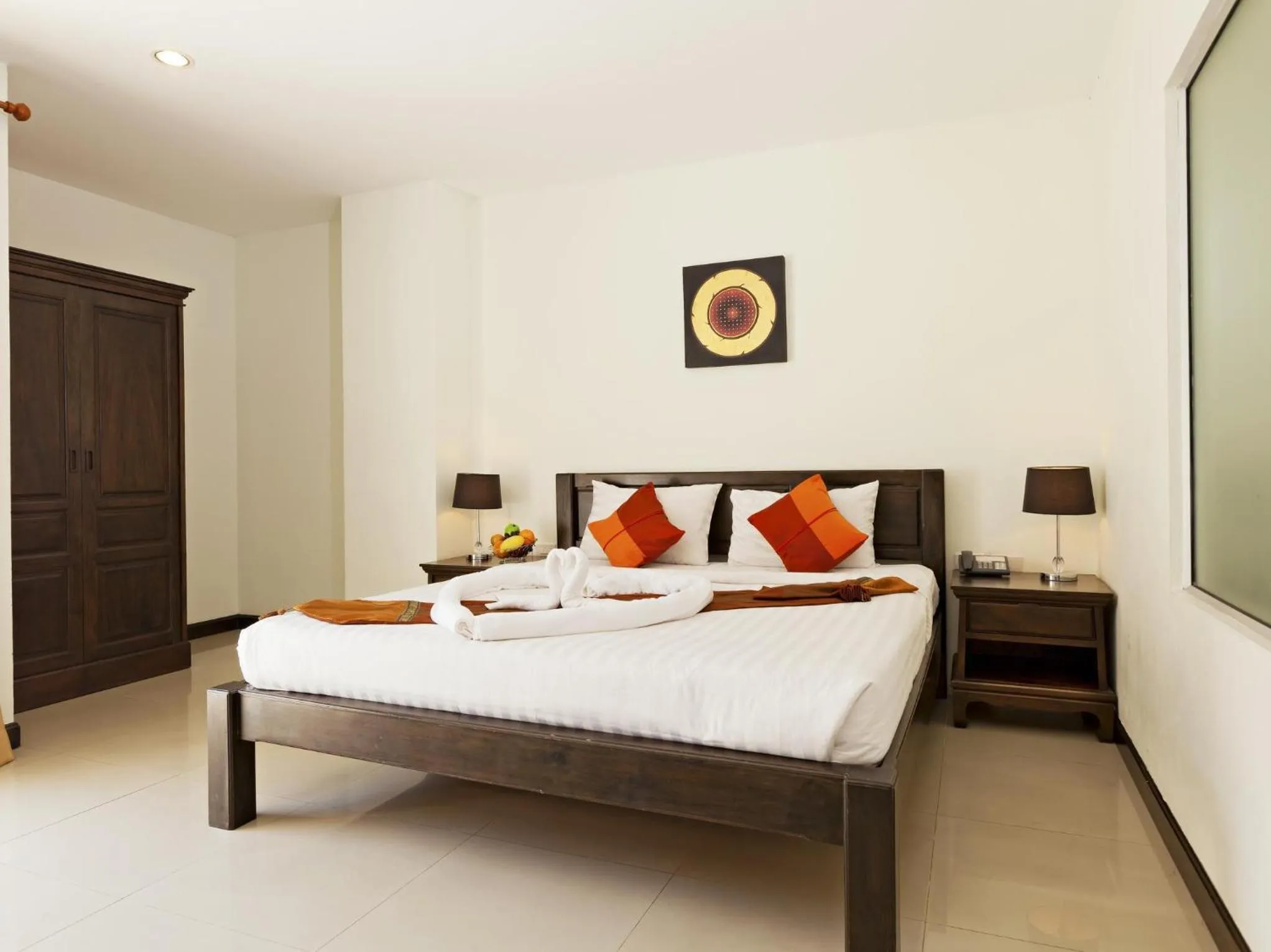 Photo of the whole room, Bed in Garden Phuket Hotel