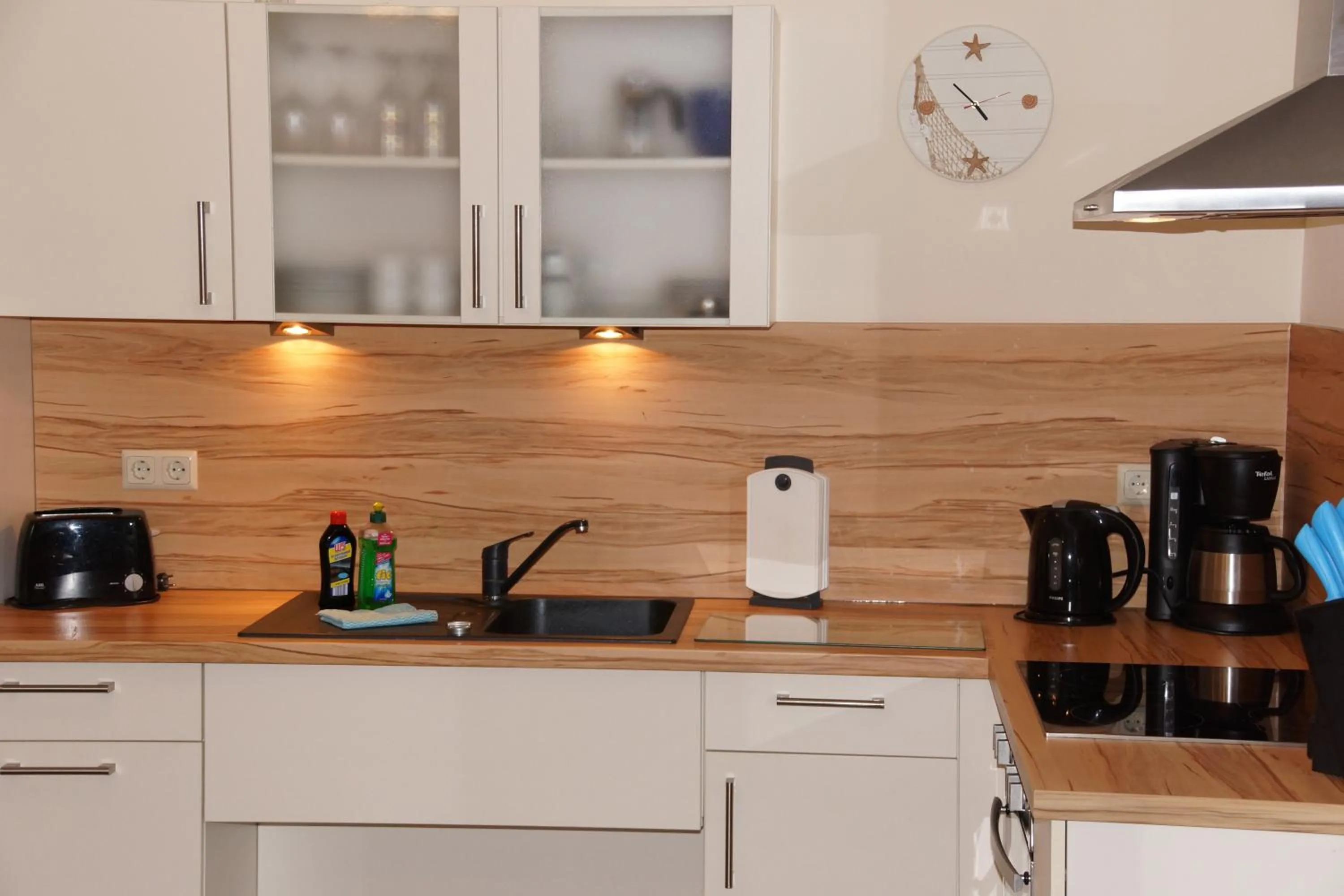 kitchen in Hotel am Untersee