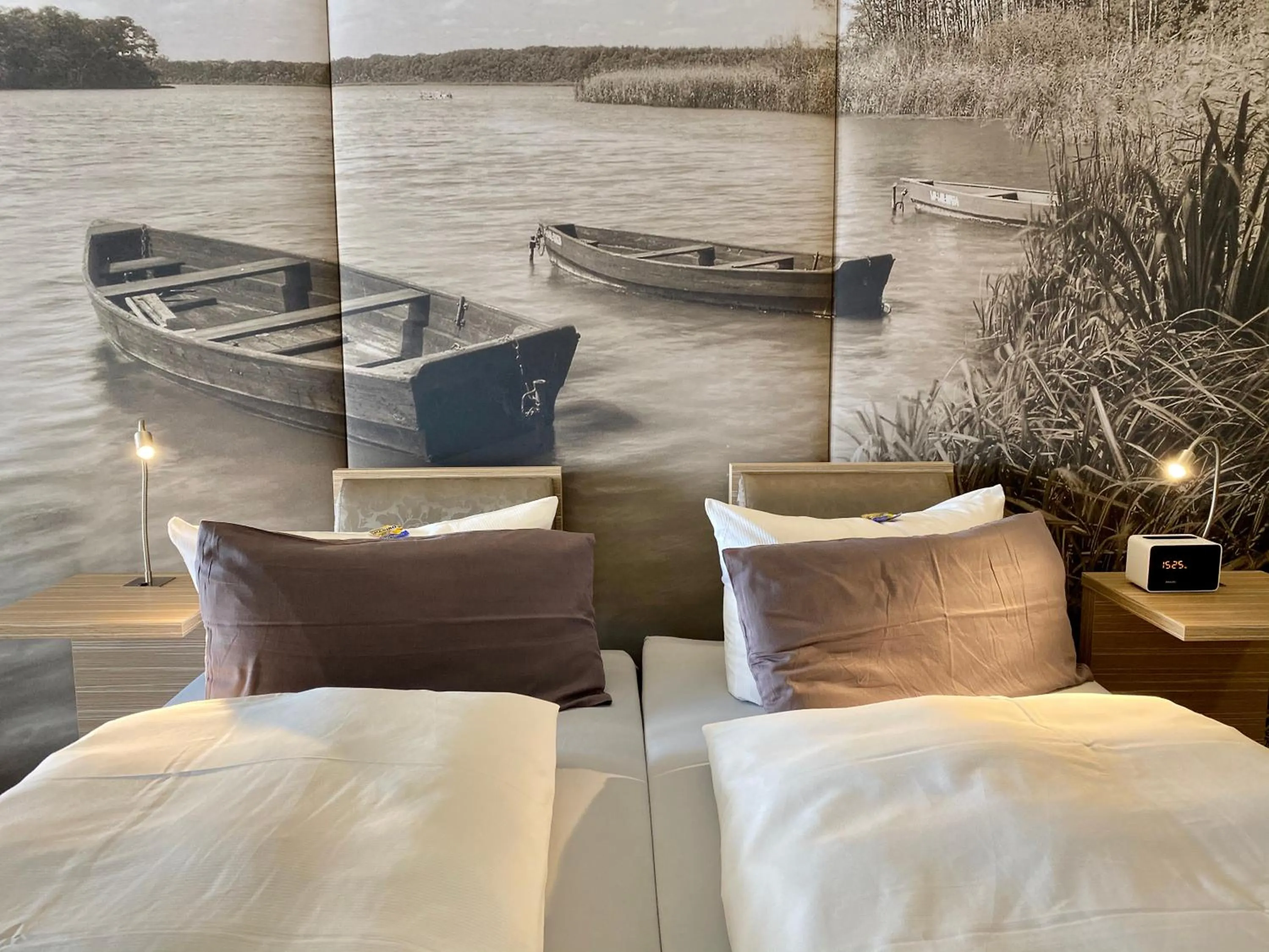 Bed in Hotel am Untersee