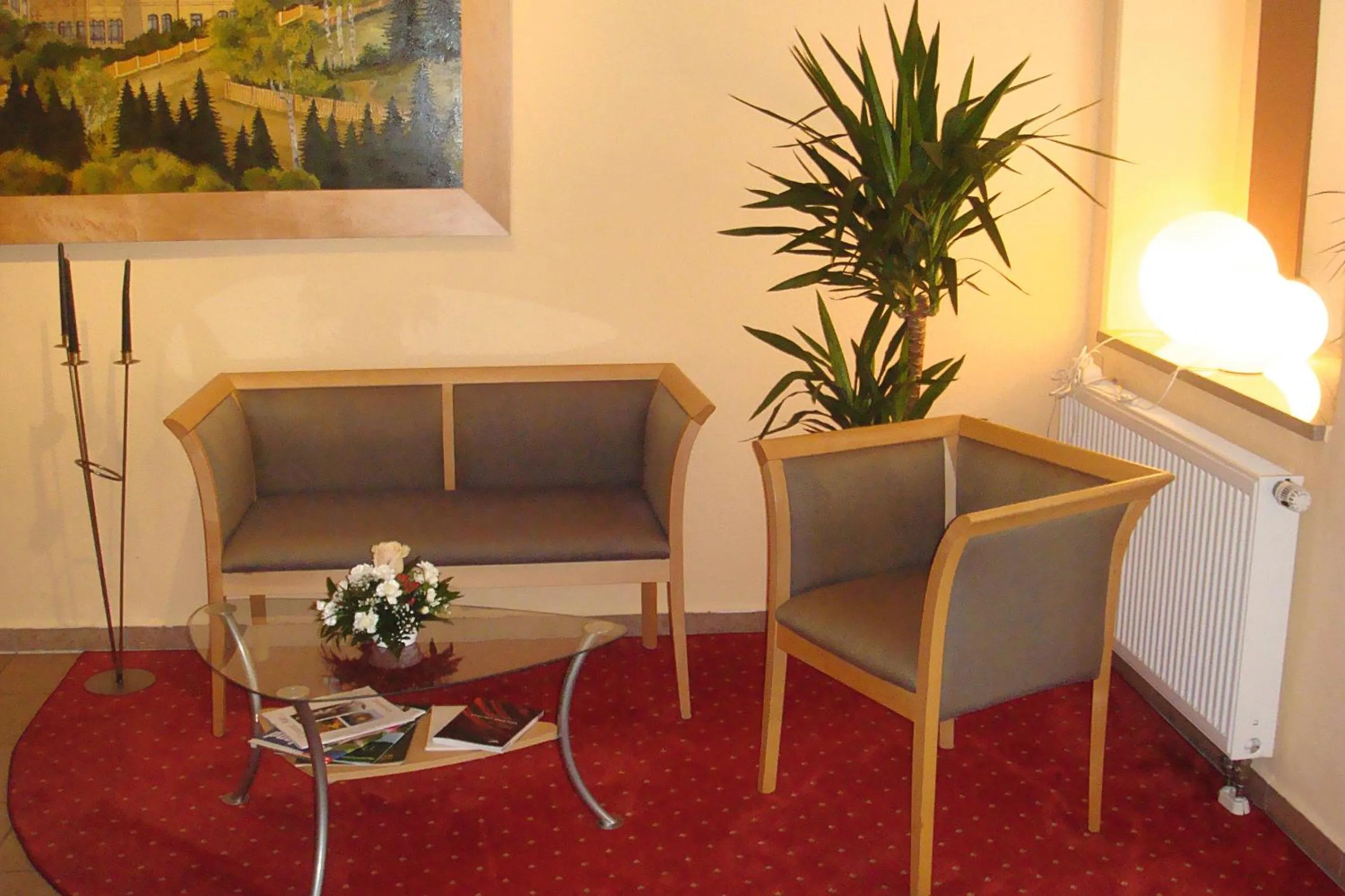 Lobby or reception in Parkhotel Helene