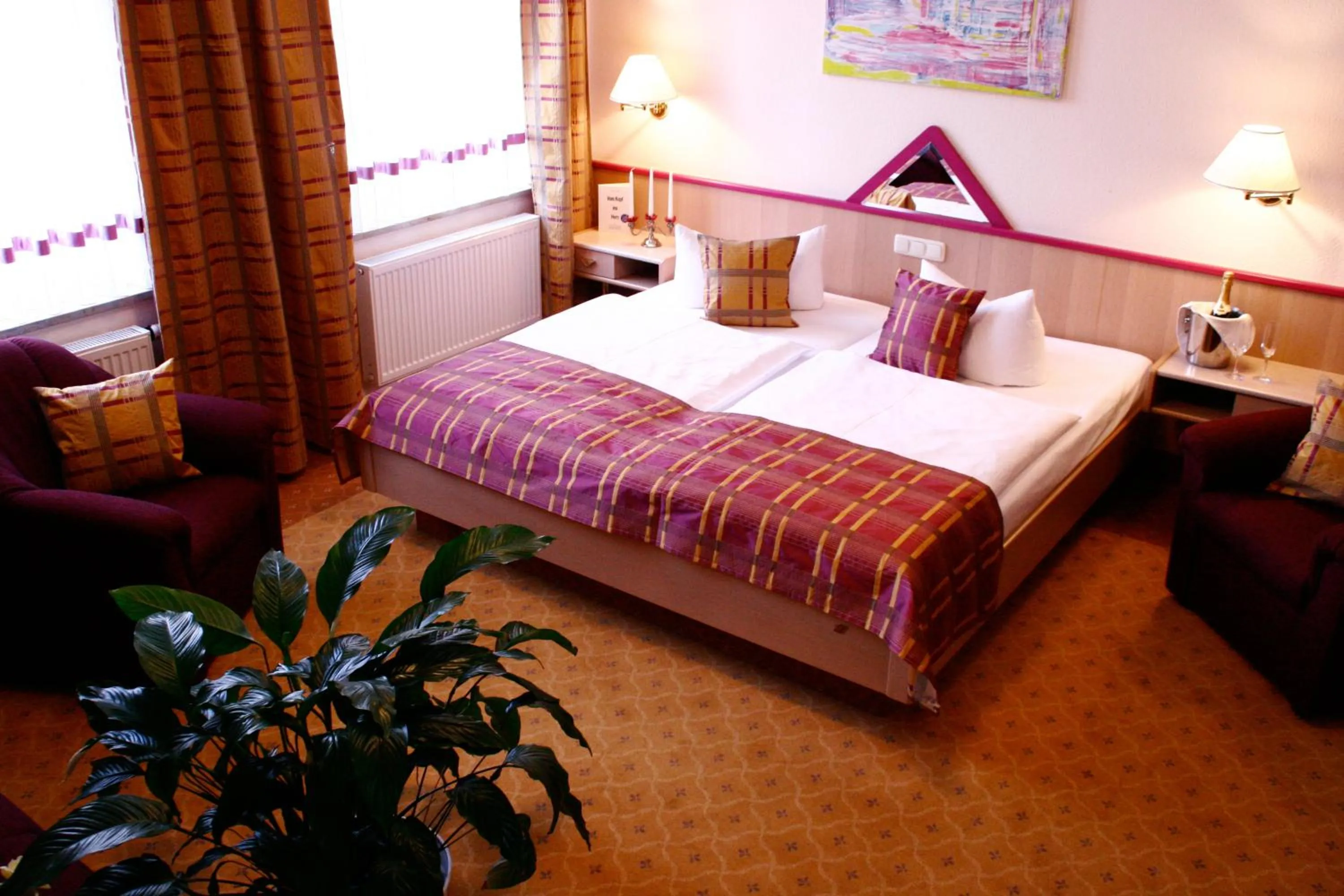 Photo of the whole room, Bed in Parkhotel Helene