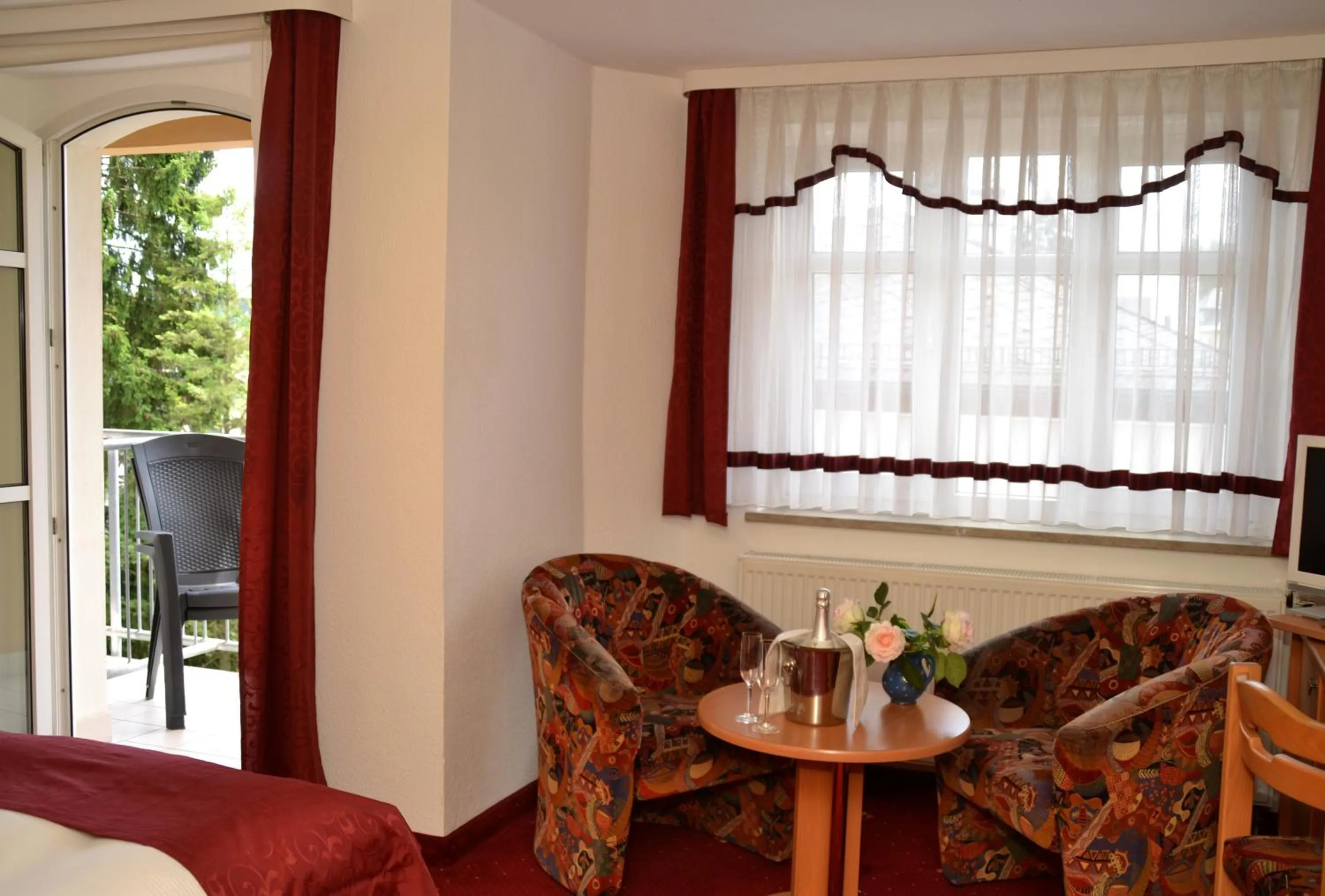 Decorative detail, Bed in Parkhotel Helene