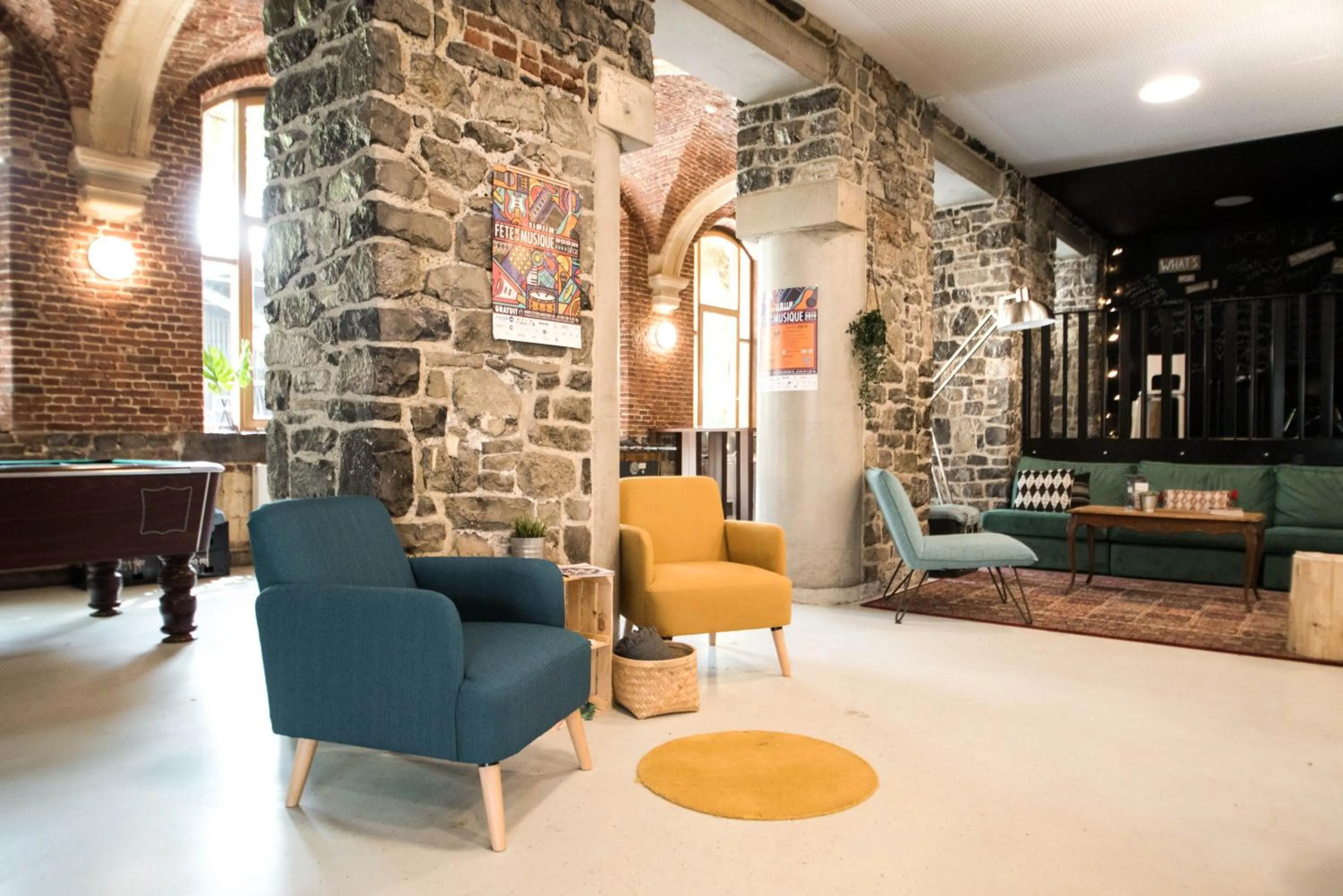 Lounge or bar in Liège Youth Hostel
