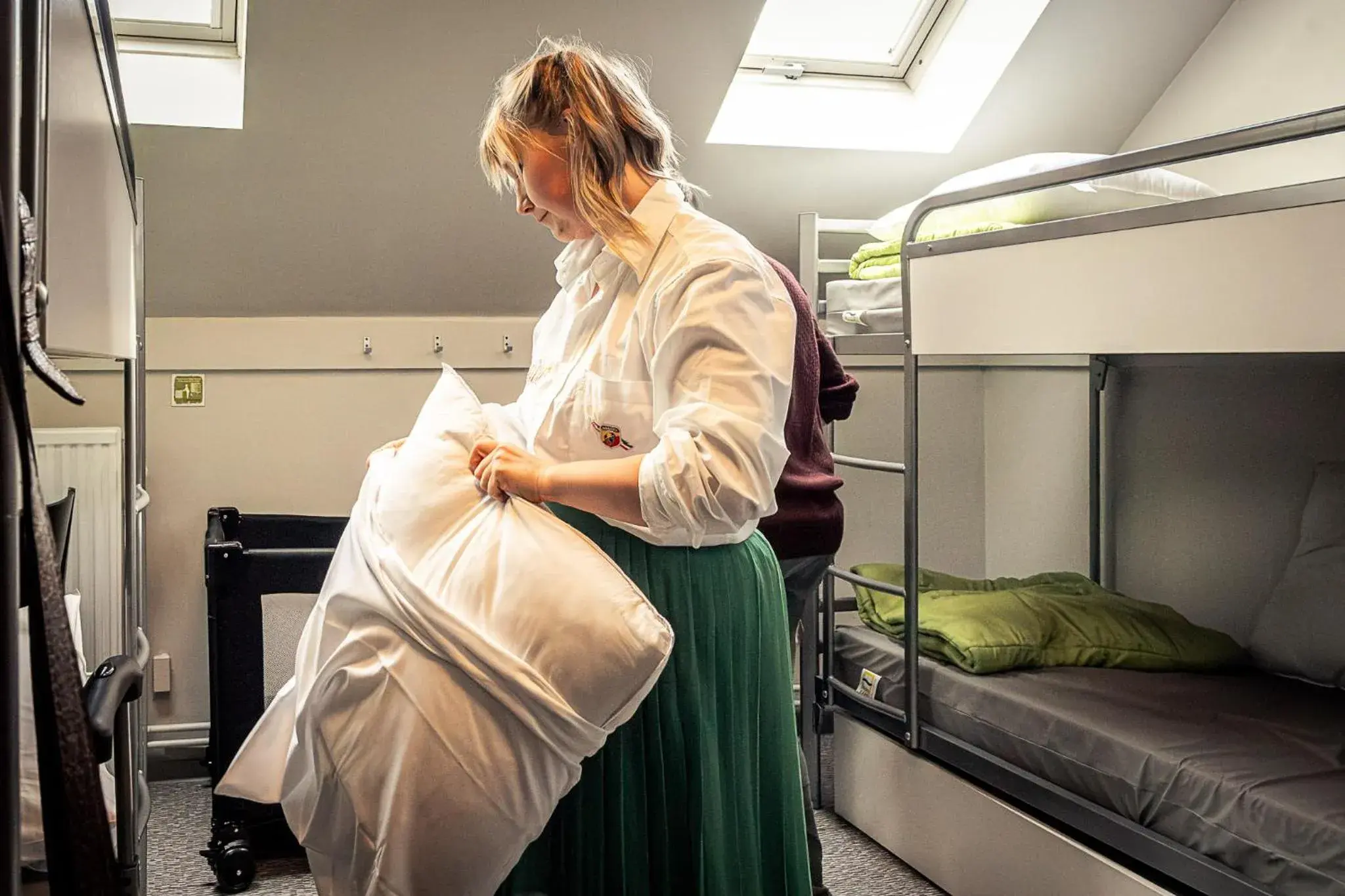 Single Bed in Dormitory Room in Auberge de Jeunesse de Tournai - Youth Hostel Single Bed in Dormitory Room in Auberge de Jeunesse de Tournai - Youth Hostel