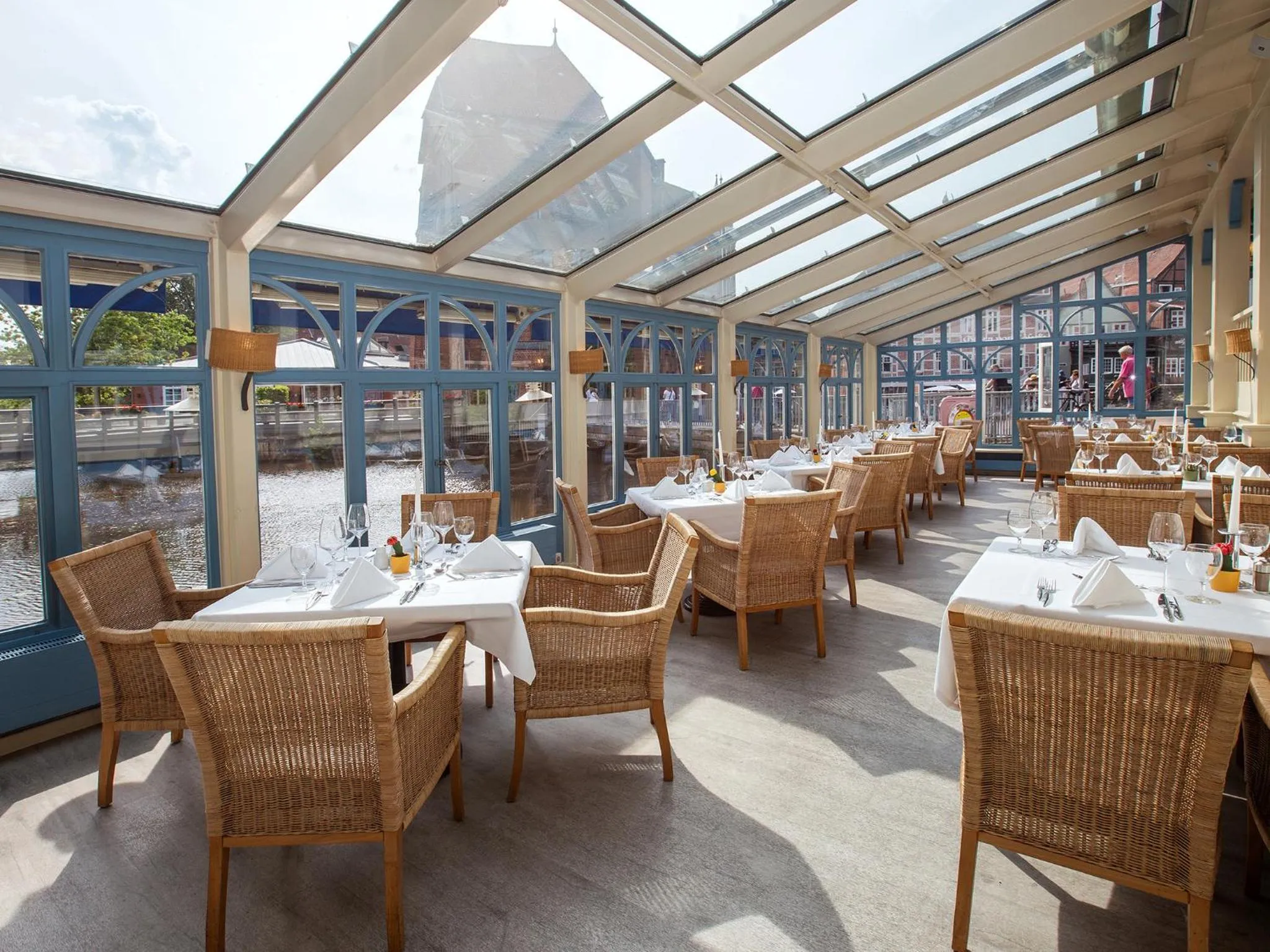 Restaurant/places to eat in DORMERO Hotel Bergström Lüneburg