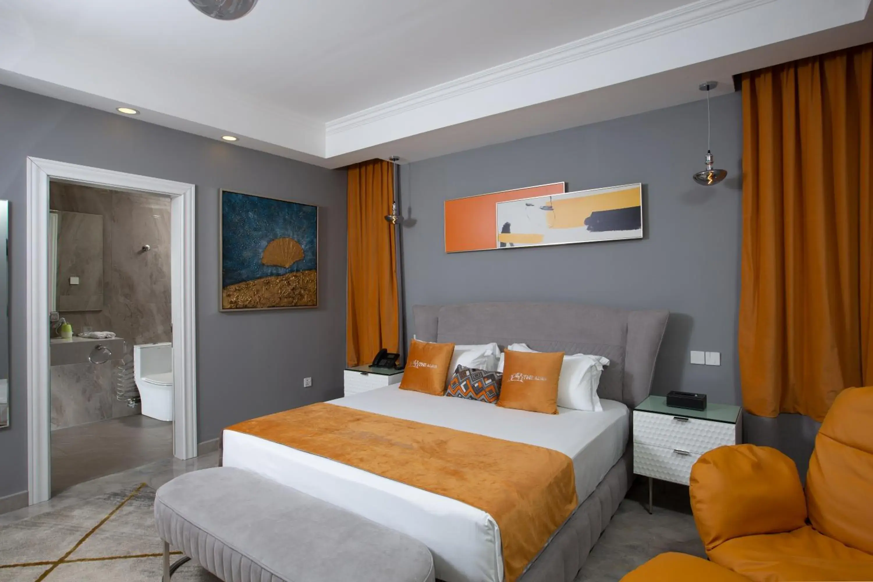 Deluxe King Room in The Alima Suites Deluxe King Room in The Alima Suites