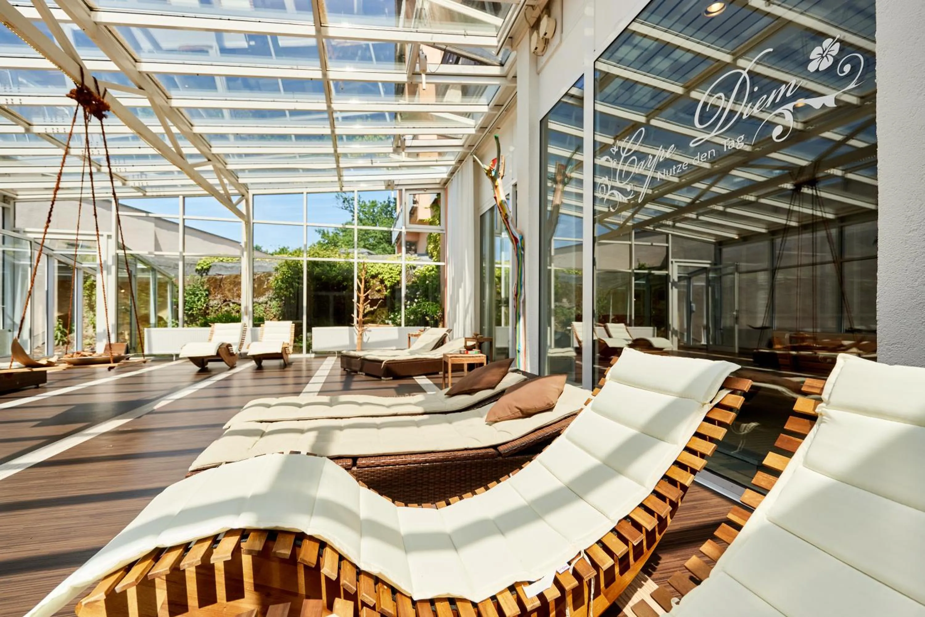 Sauna in Hotelpark der Westerwald Treff