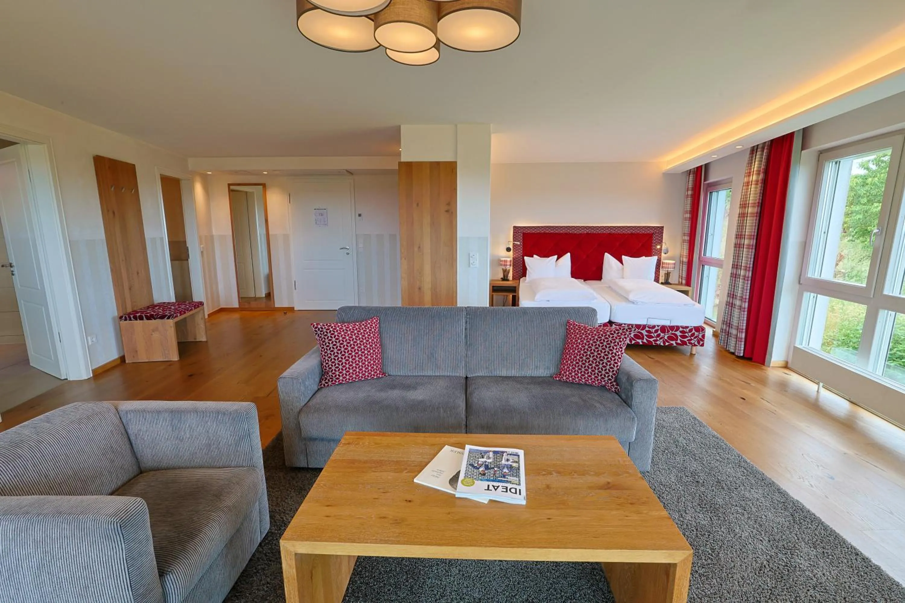 Bed in Hotel Rebenhof