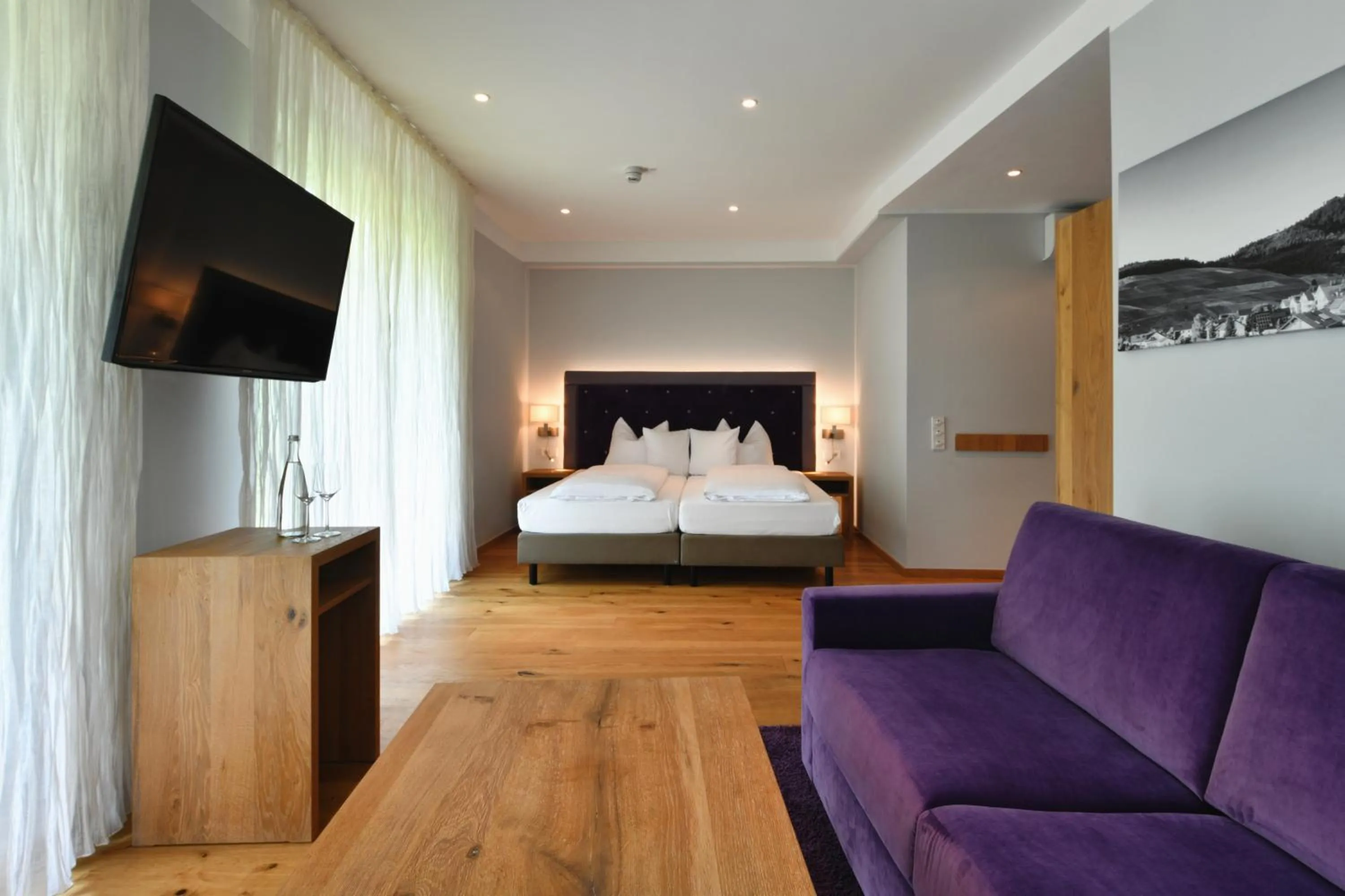 Bed in Hotel Rebenhof