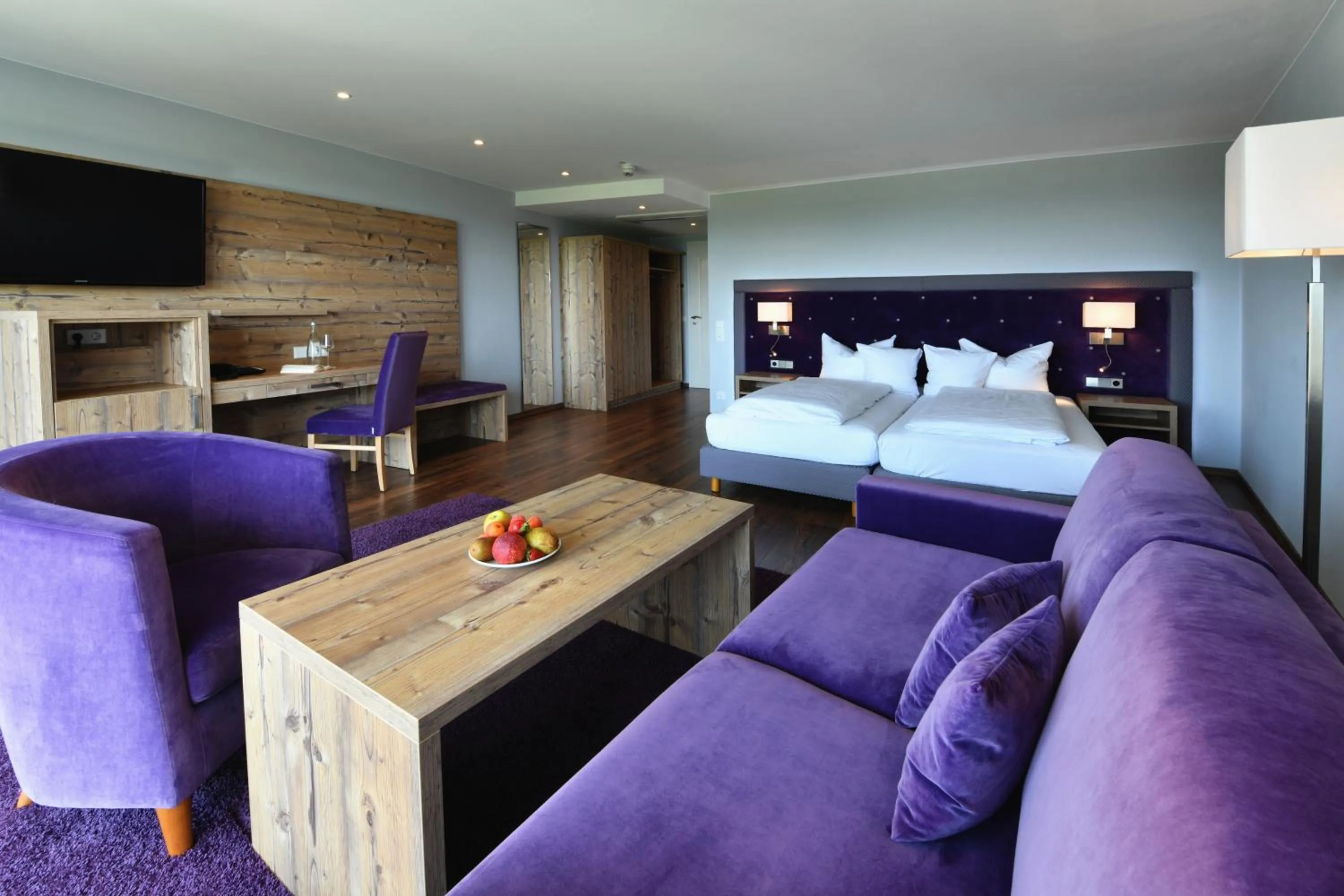 Bed in Hotel Rebenhof