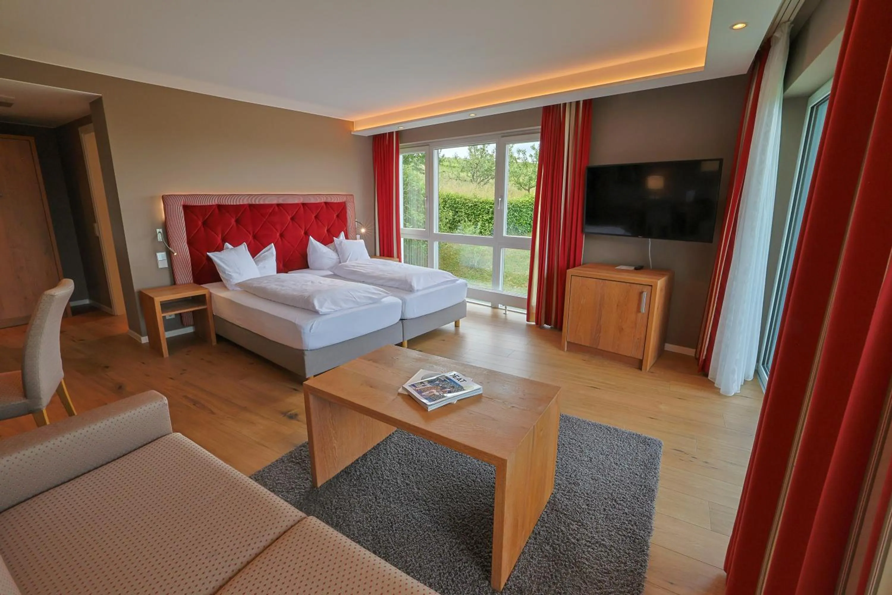 Bed in Hotel Rebenhof