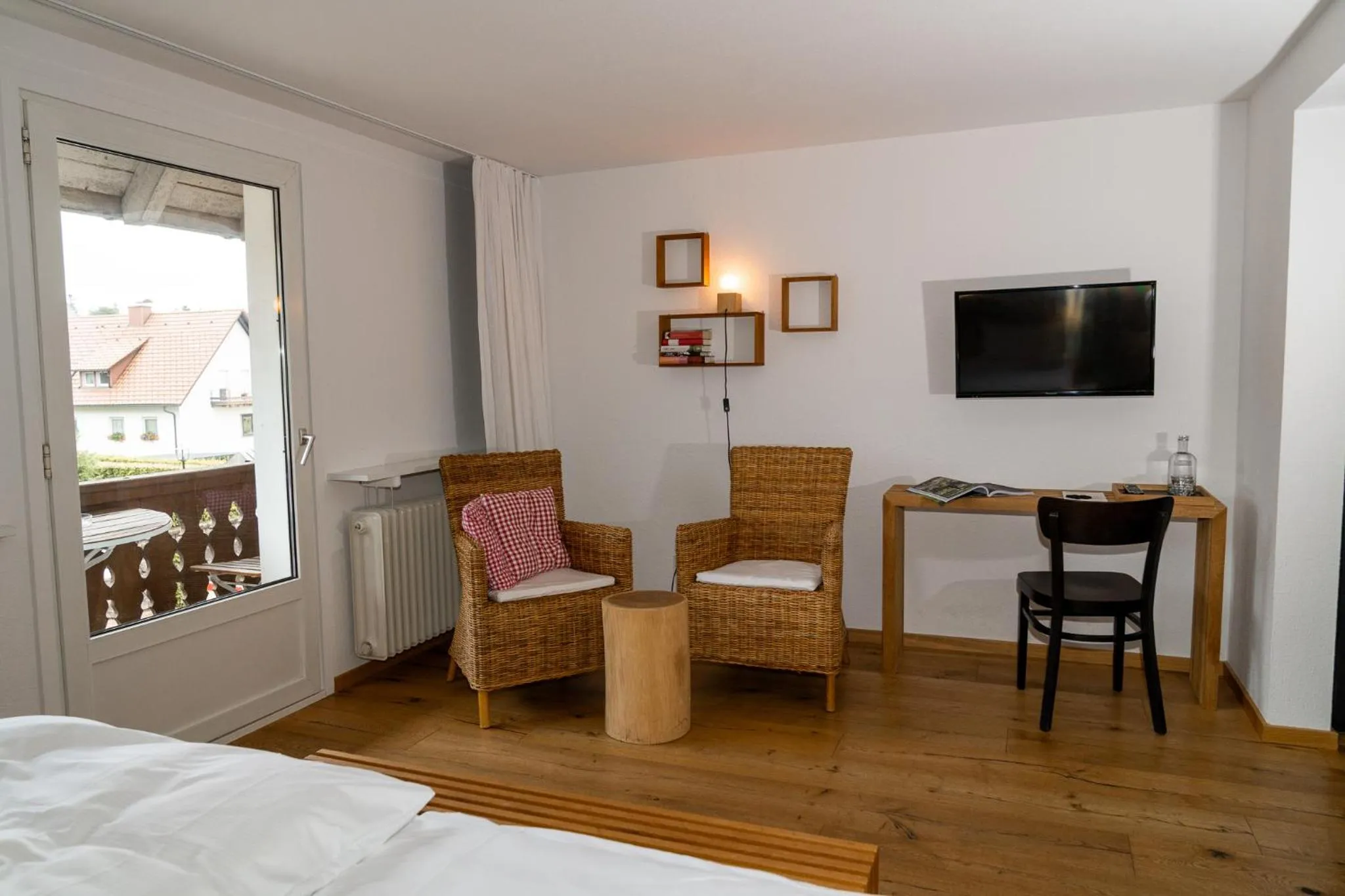 Photo of the whole room, Bed in Der Hirschen