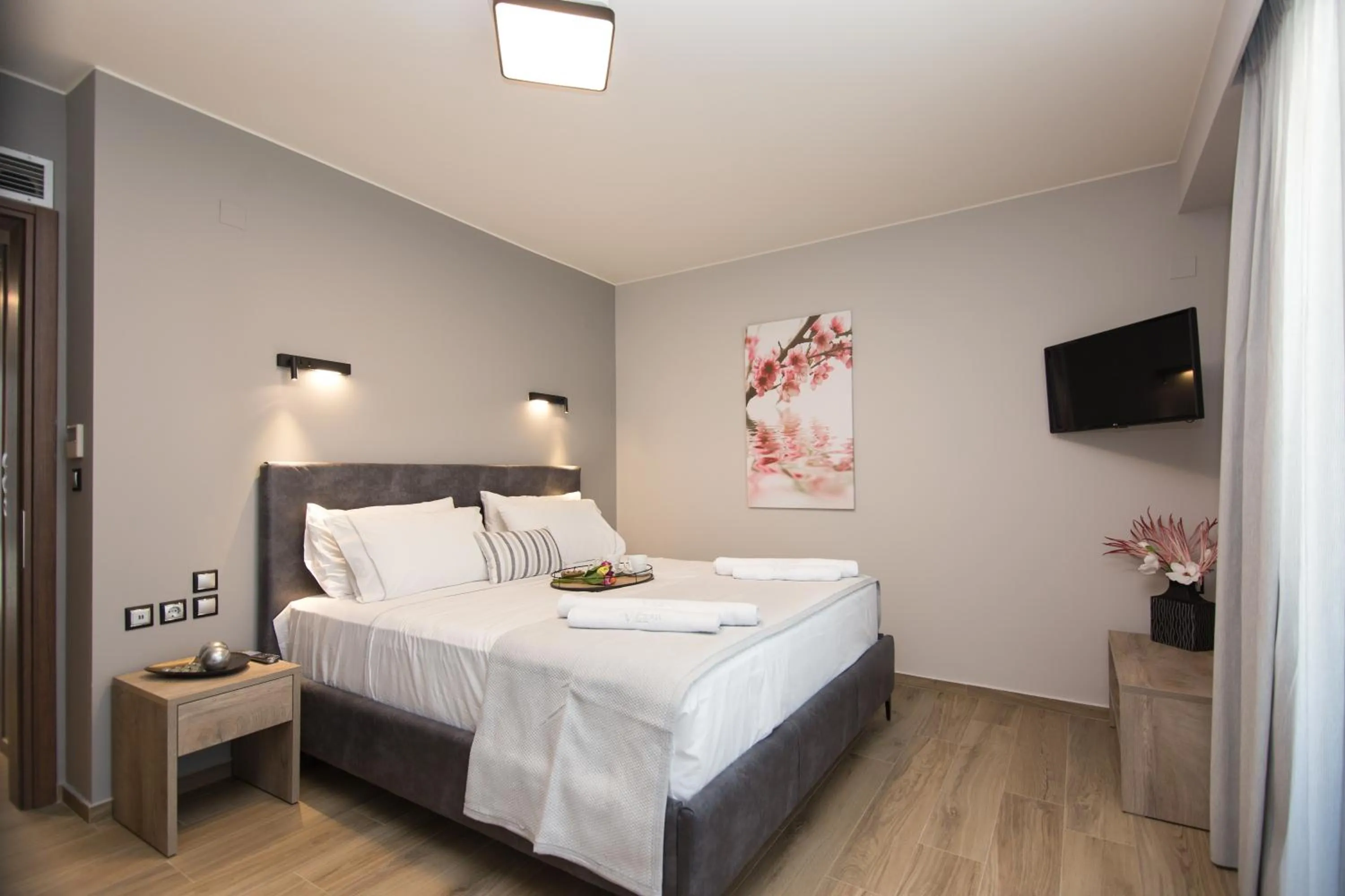 Bed in The Victoria Lefkada