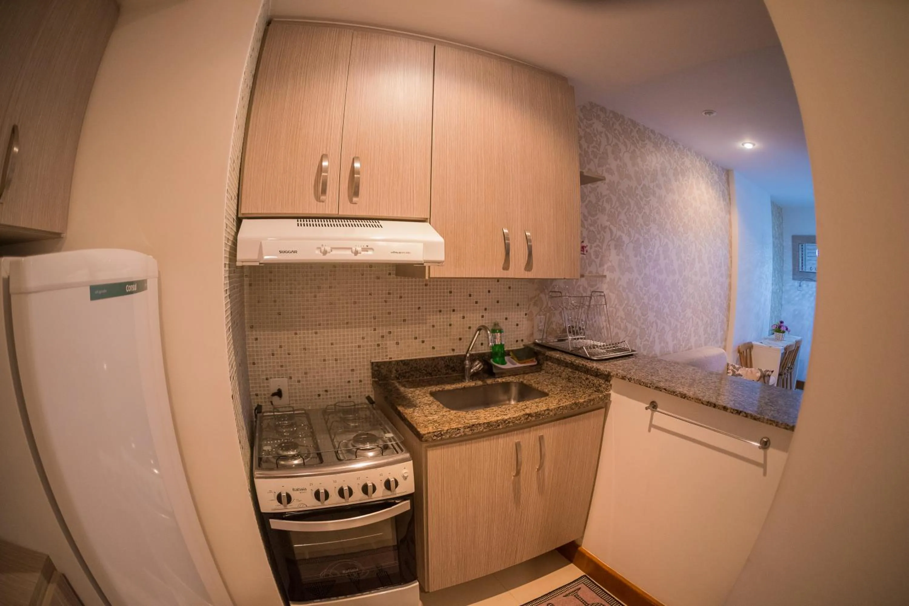 Kitchen or kitchenette in Studio Areia Preta