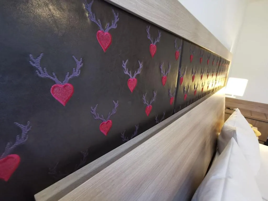 Bed in Hotel Lindenwirt