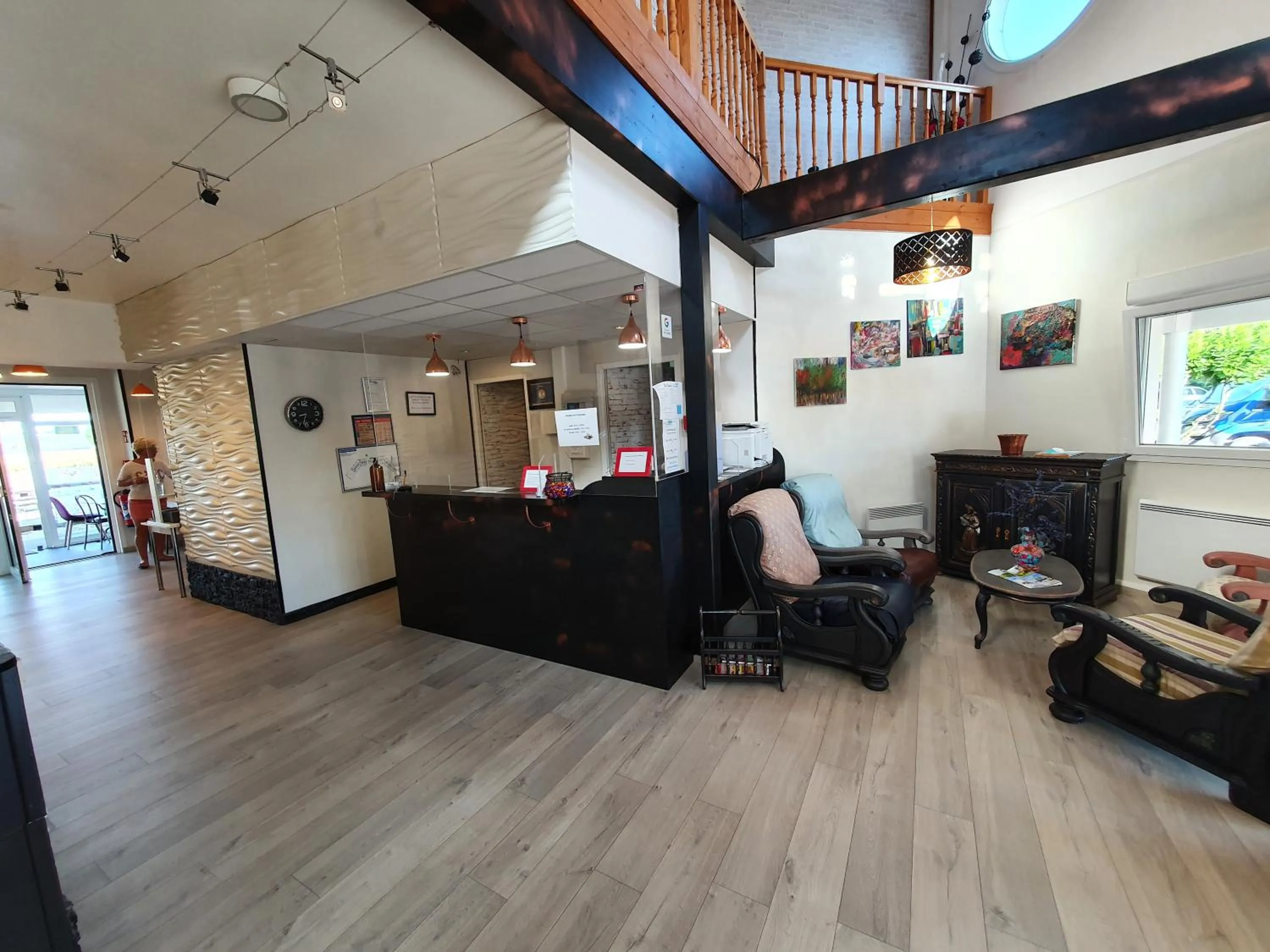 Lobby or reception in Eqynox Hotel