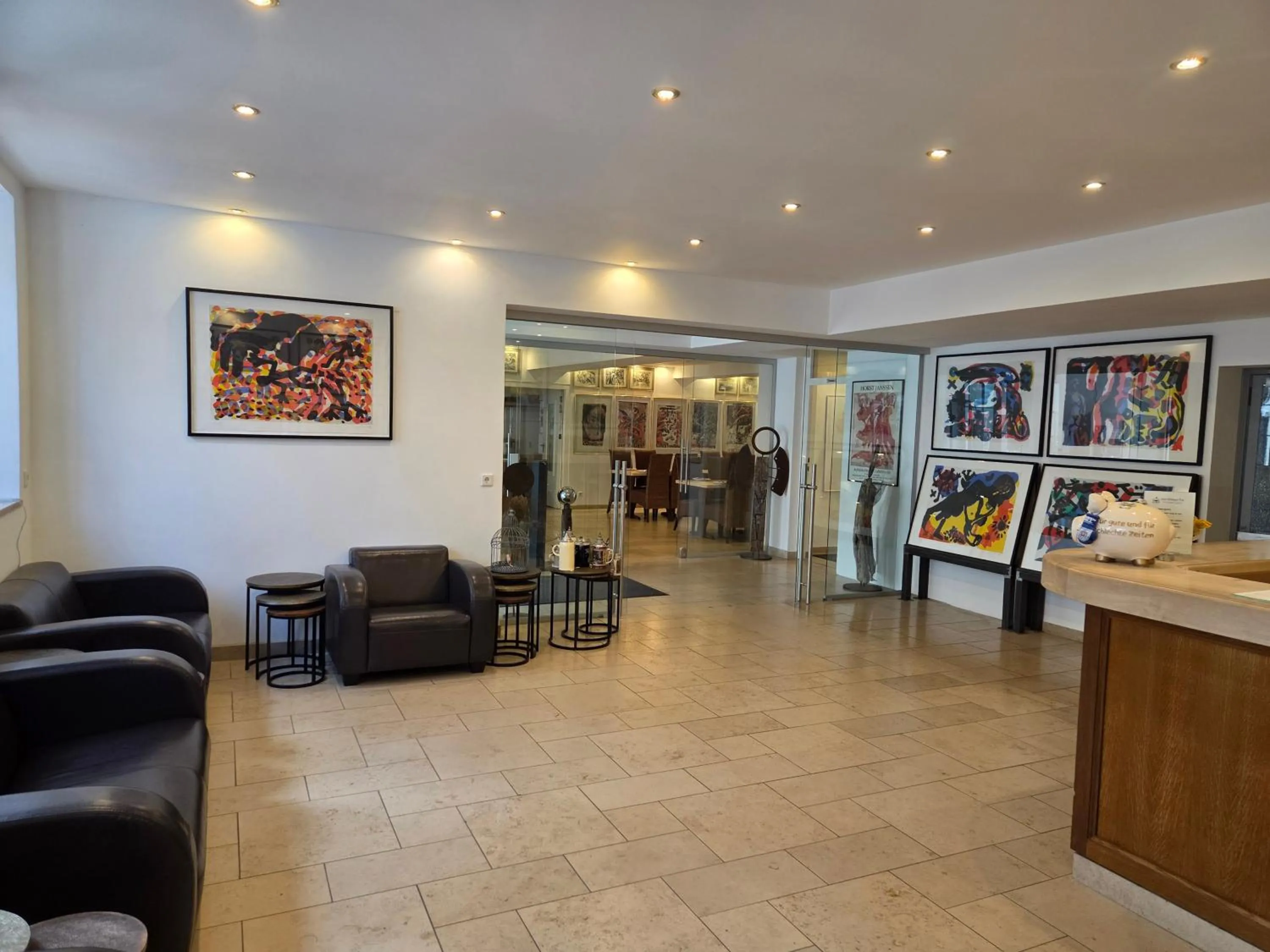 Lobby or reception in Hotel Garni "Am Ellinger Tor"